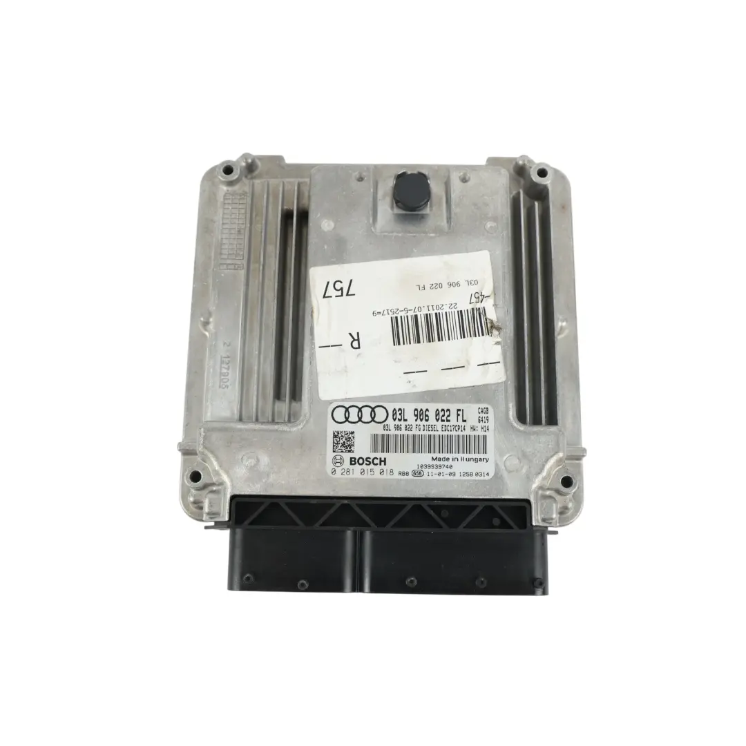 Audi A6 C6 2.0 TDI 233HP CAGB Kit ECU Controllo Motore - SKU 03L906022FL-1 - Numero di parte 03L906022FL