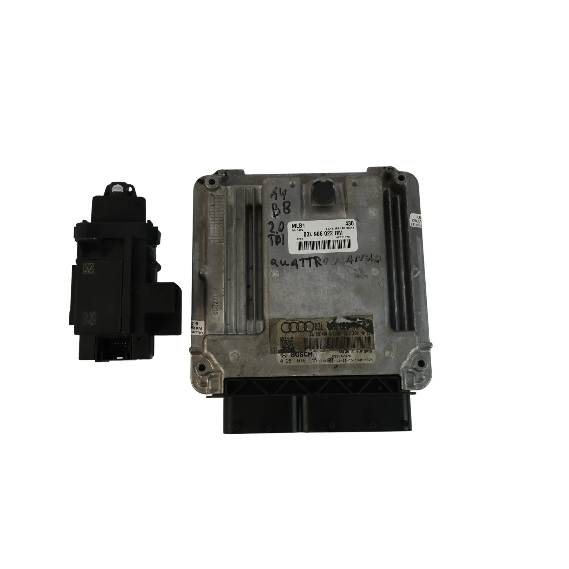 Audi A4 B8 A5 8T 2.0 TDI Quattro CAHA ECU Silnika Kit 03L906022RM Manual