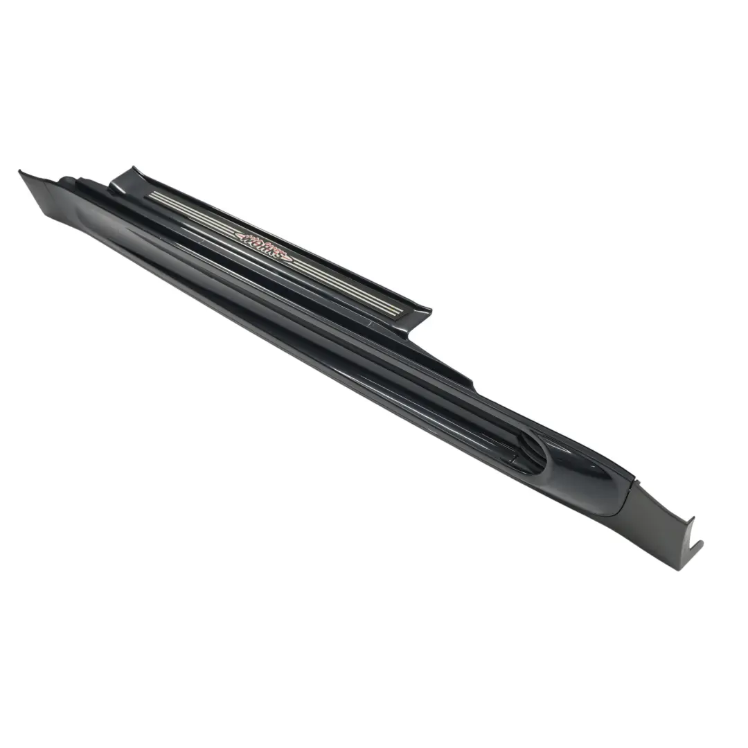Side Skirt JCW Door Sill Trim Left N/S Astro Black Metallic - A25 to Mini R56 R57 with Part number 0404115 Mini R56 R57 Side Skirt JCW Door Sill Trim Left N/S Astro Black Metallic - A25 - SKU 0404115-ASB - Part number 0404115