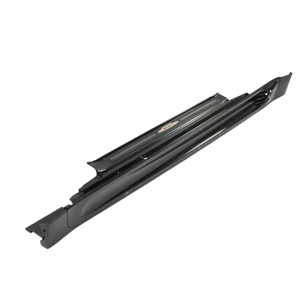 Mini R56 R57 JCW Faldón Lateral Puerta Izquierda Midnight Black - A94 - SKU 0404115-MNB - Número de pieza 0404115