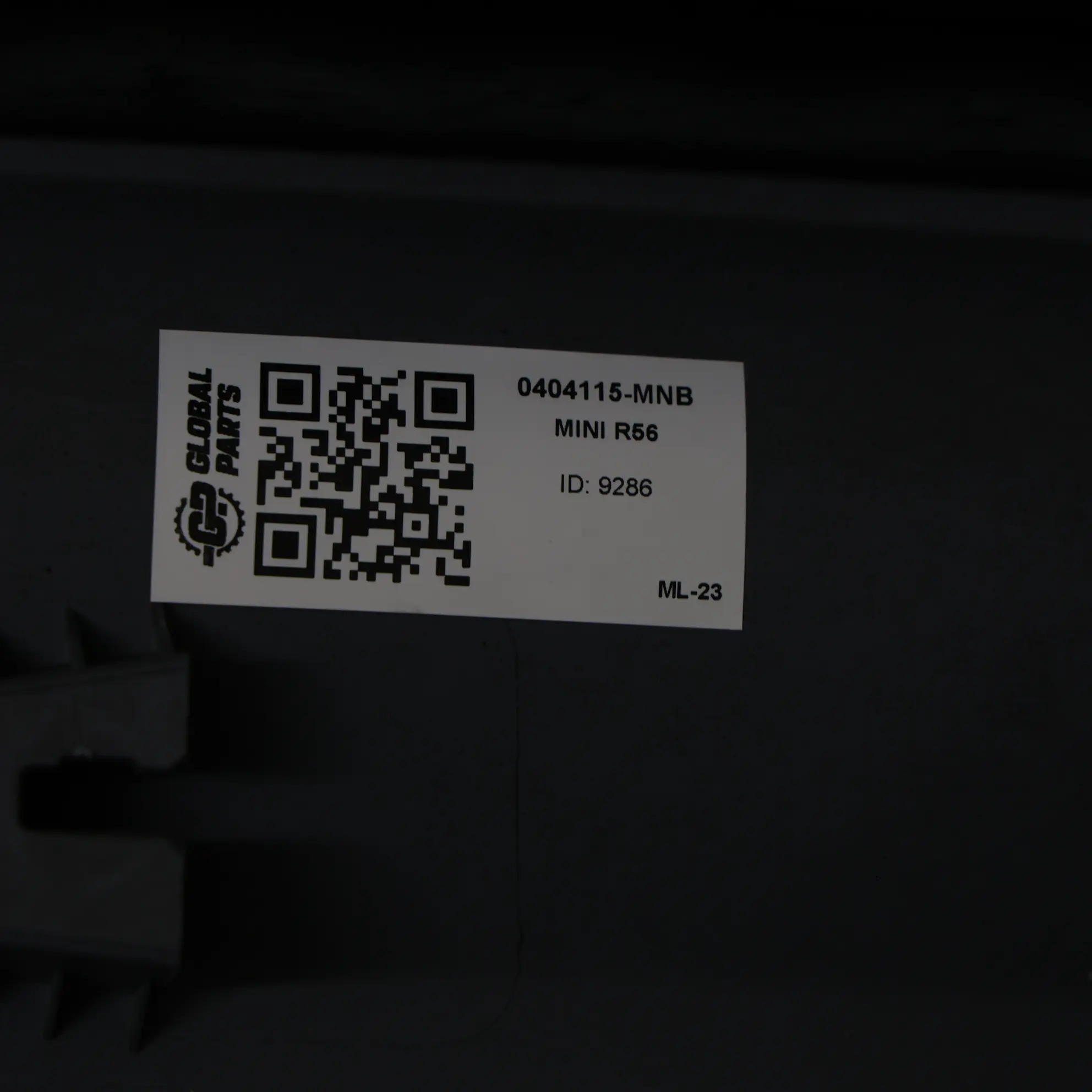 Mini R56 R57 JCW Puerta Izquierda Lateral Faldón Midnight Black - A94