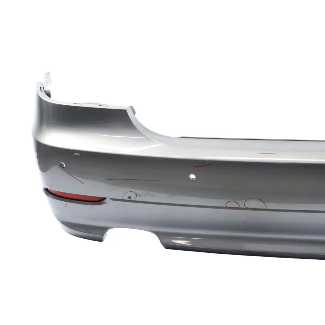 BMW E60 LCI Saloon Rear Bumper PDC Spacegrau Space Grey Metallic - A08 - SKU 0422349-SCG1 - Part number 0422349
