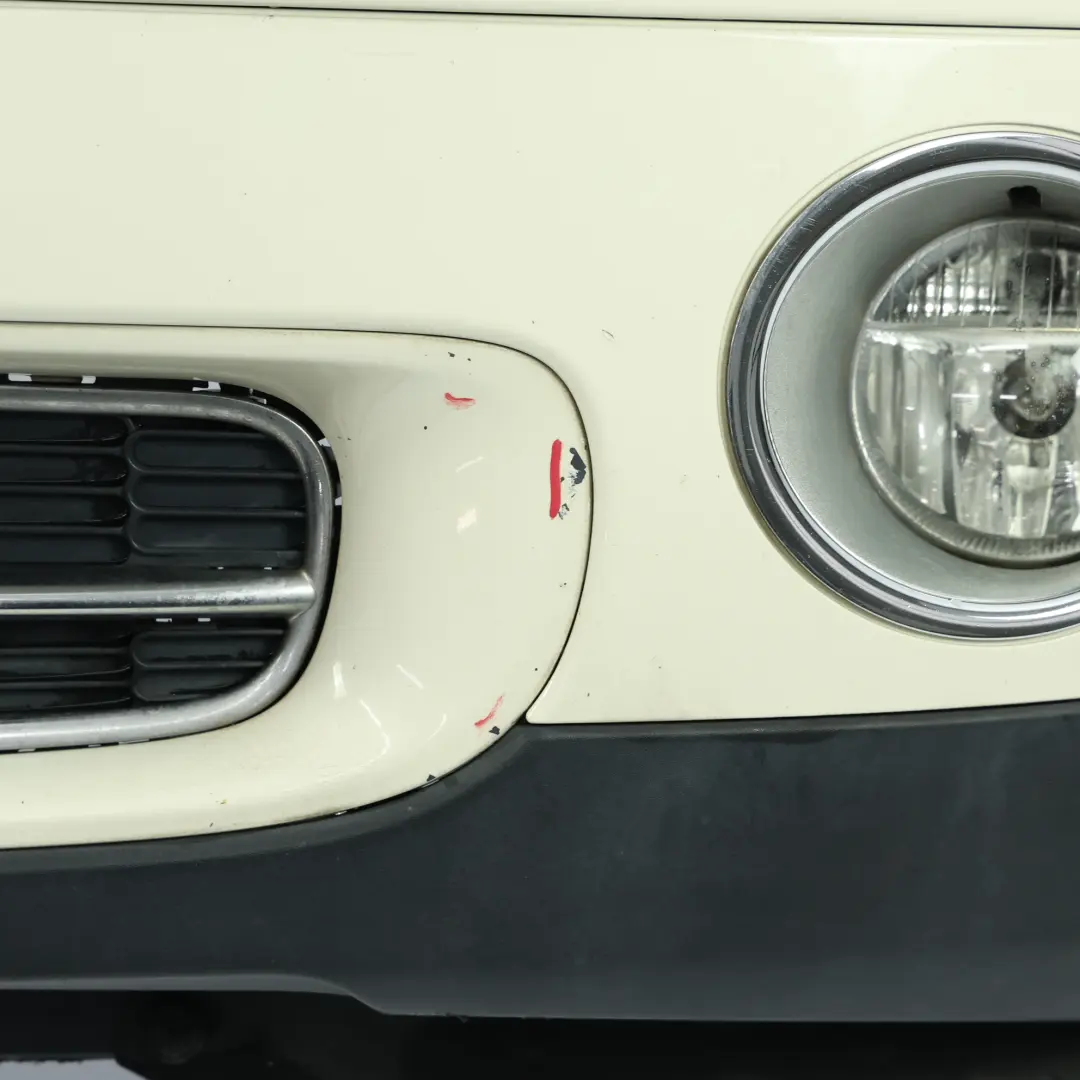 Mini R55 R56 Front Bumper Trim Panel Pepper White - 850 - SKU 0430221-PW - Part number 0430221