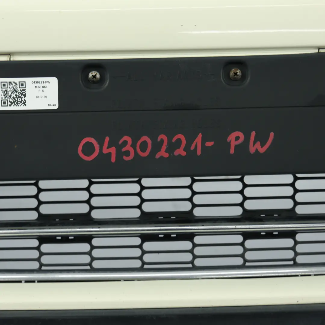 Mini R55 R56 Pare-chocs avant Pepper White Blanc - 850 - SKU 0430221-PW - Numéro de pièce 0430221