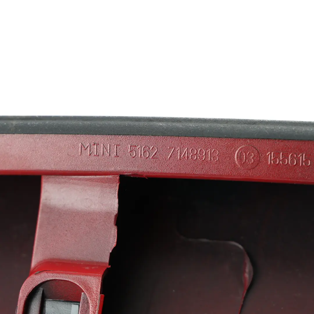 MINI Cooper One R56 LCI Aleron trasero Chili Red 851 Rot 7148913 - SKU 0430314-CHRED - Número de pieza 0430314