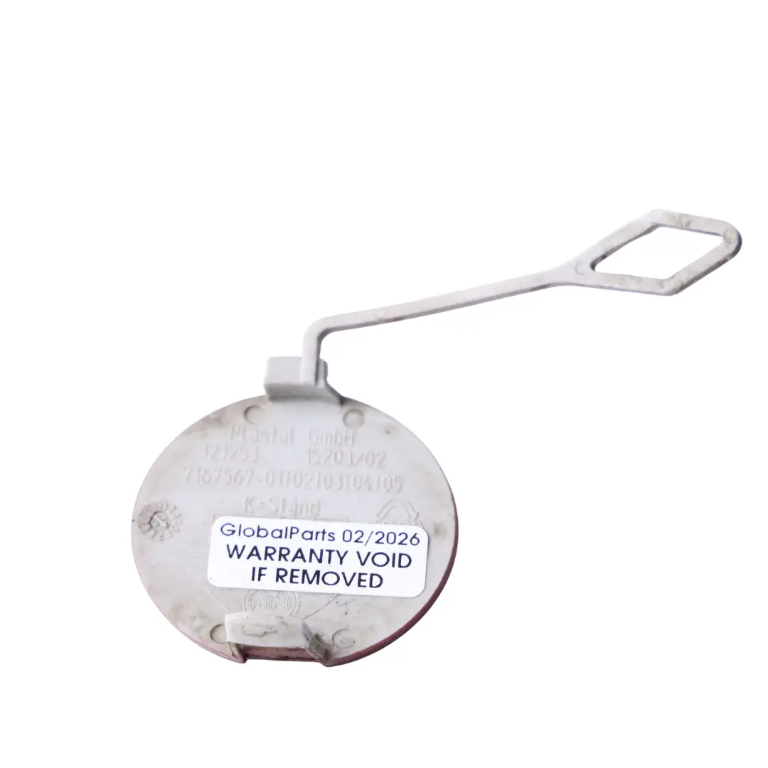 Parachoques Trasero Remolque Tapa Ojo Nightfire Red 857 7167567 para Mini Clubman R55 con número de pieza 0442796 Mini Clubman R55 Parachoques Trasero Remolque Tapa Ojo Nightfire Red 857 7167567 - SKU 0442796-NR - Número de pieza 0442796