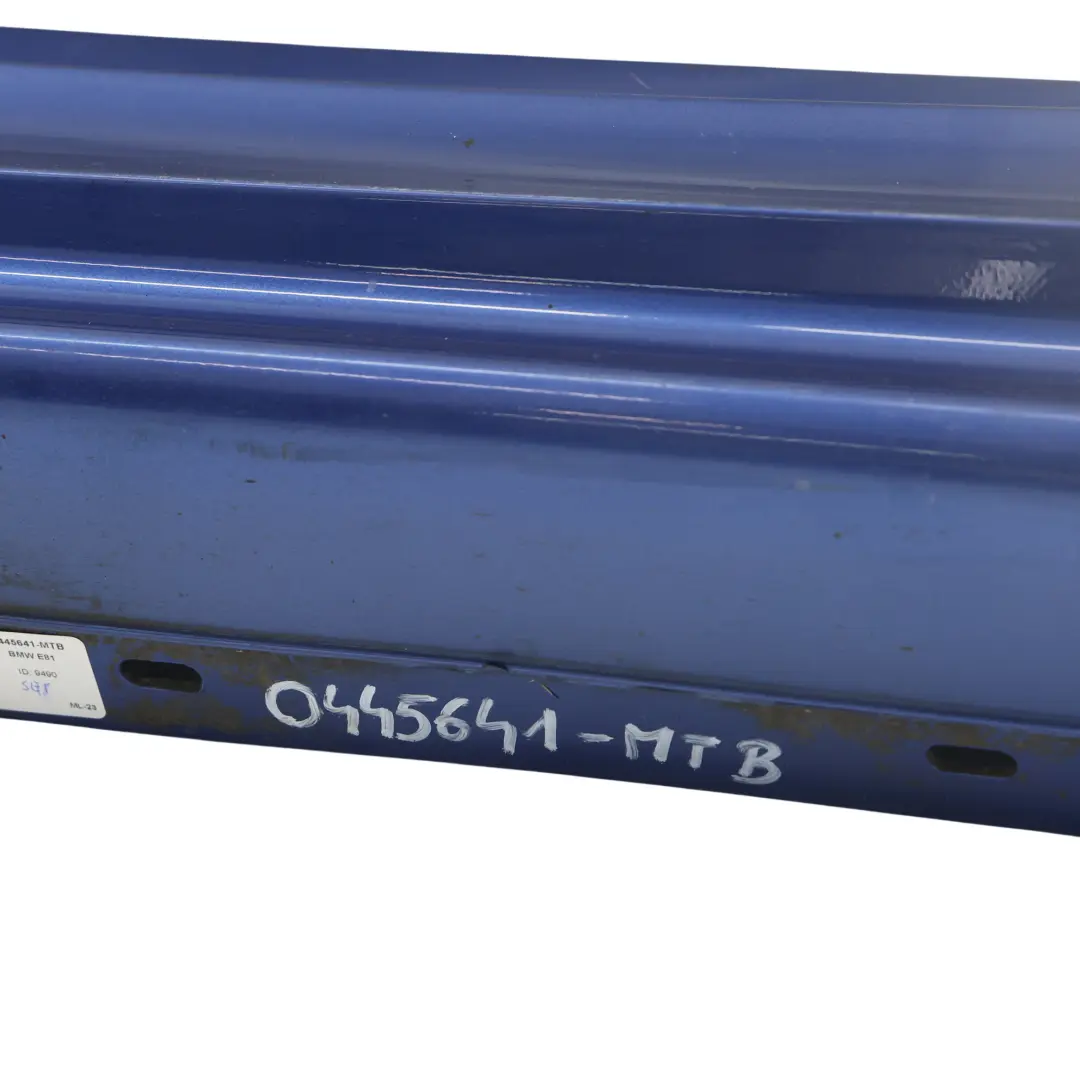 BMW E81 E82 Faldón Lateral Aero Izquierdo Derecho Set Montegoblau A51 - SKU 0445641-MTB - Número de pieza 0445641