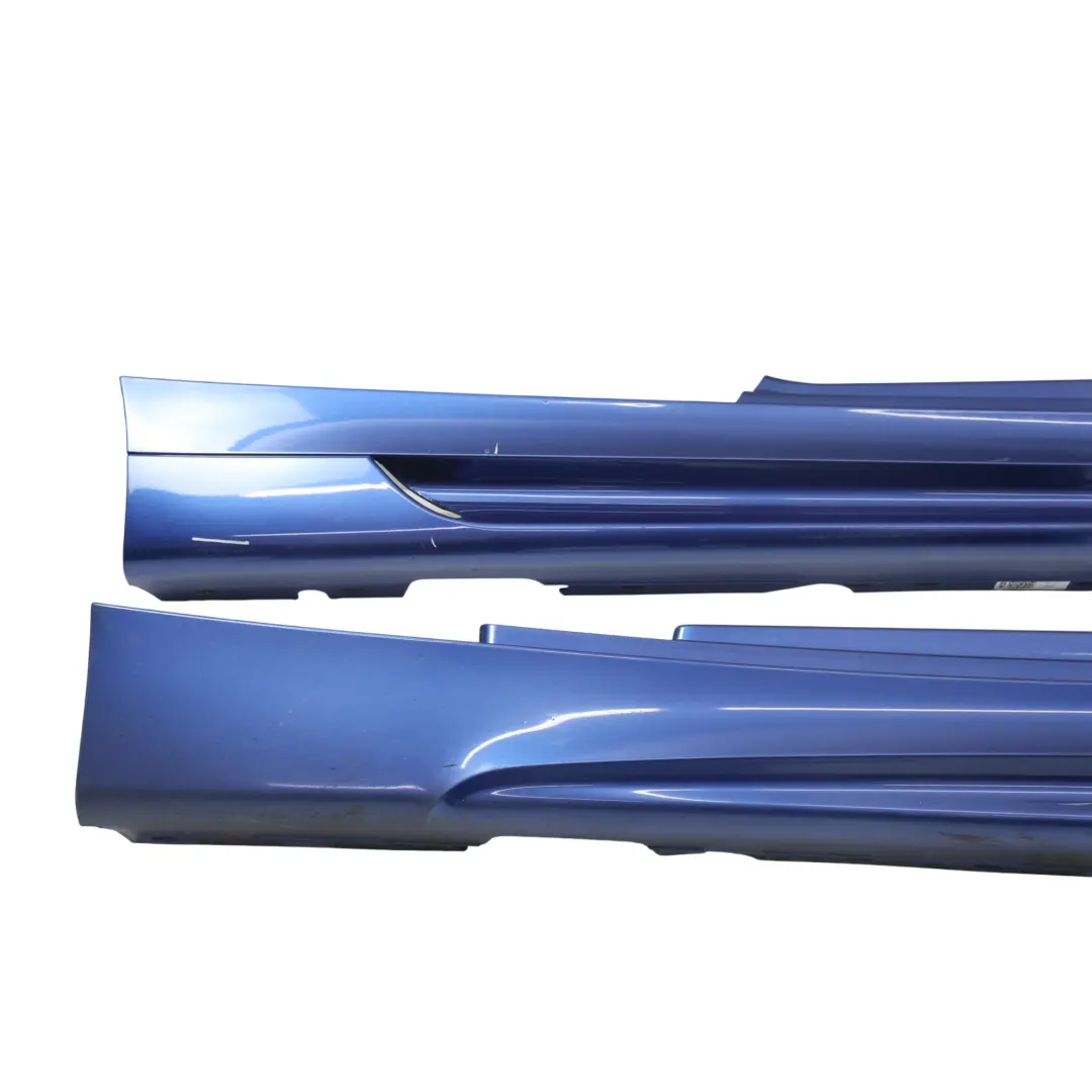 BMW E81 E82 Side Skirt Aero Sill Strip Left Right N/O/S Set Montegoblau - A51 - SKU 0445641-MTB - Part number 0445641