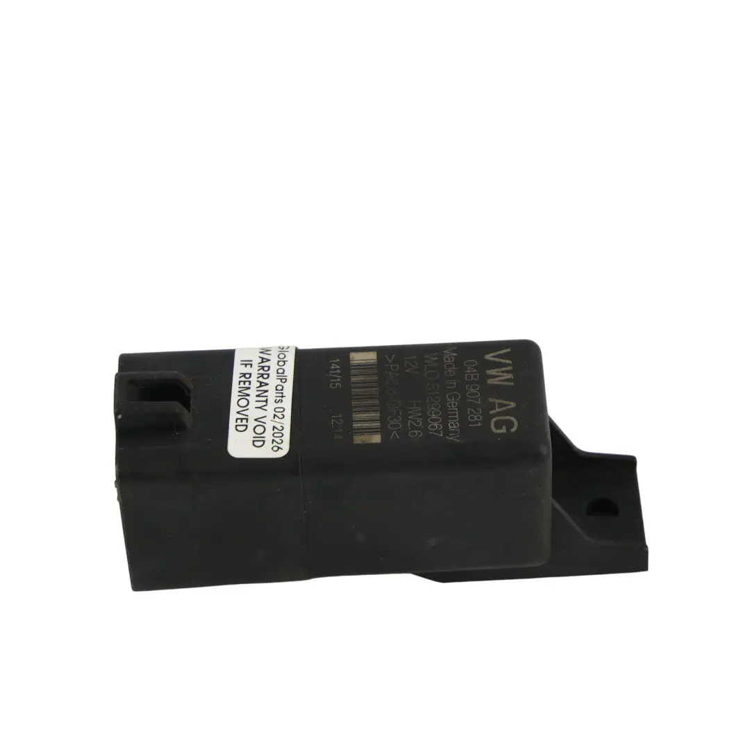 Glow Plug Relay Unit Control Module to Volkswagen Polo 6R Audi A1 8X with Part number 04B907281 Volkswagen Polo 6R Audi A1 8X Glow Plug Relay Unit Control Module - SKU 04B907281 - Part number 04B907281