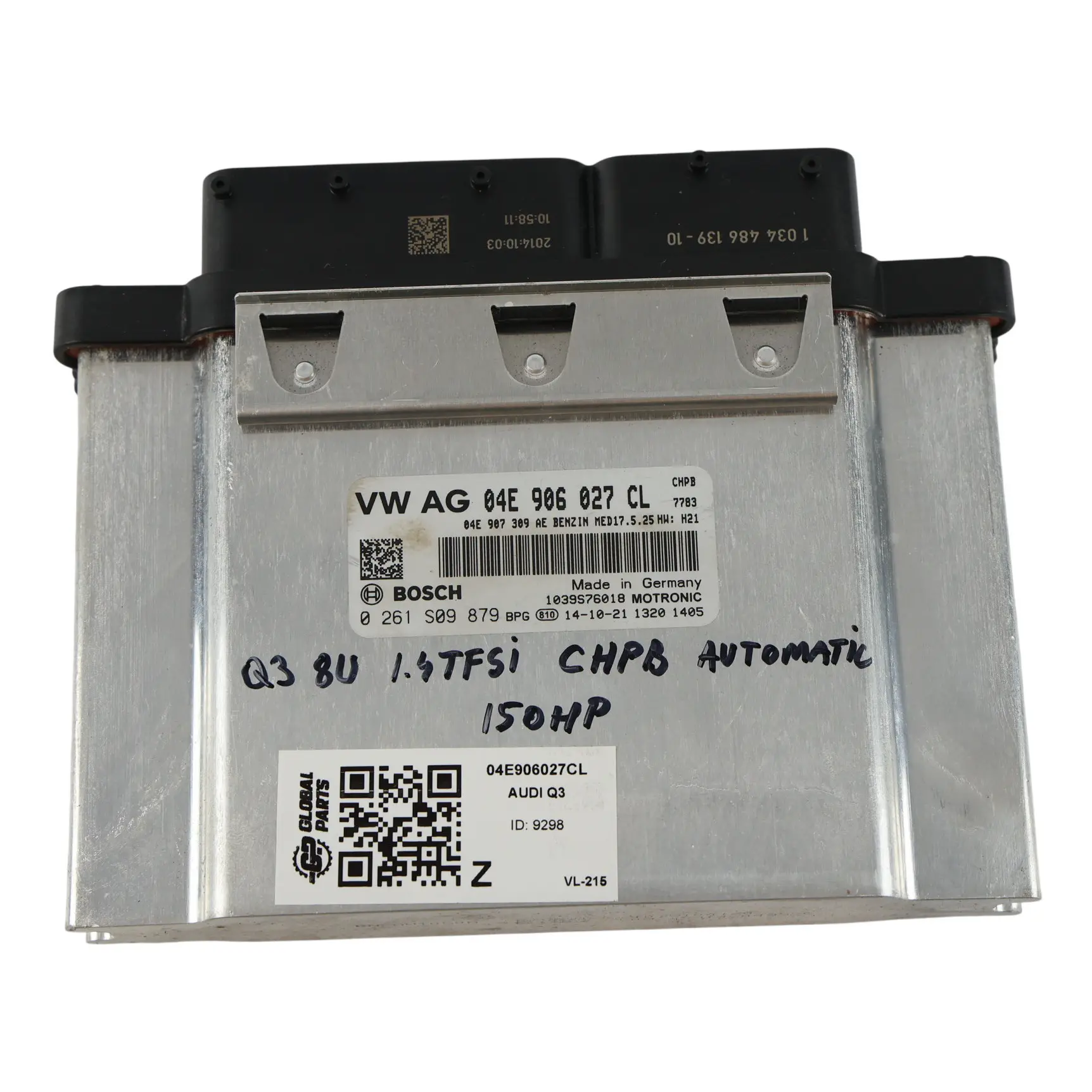 VW Golf Mk7 Audi Q3 8U 1.4TSI CHPB 150HP Engine Unit ECU 04E906027CL Automatic