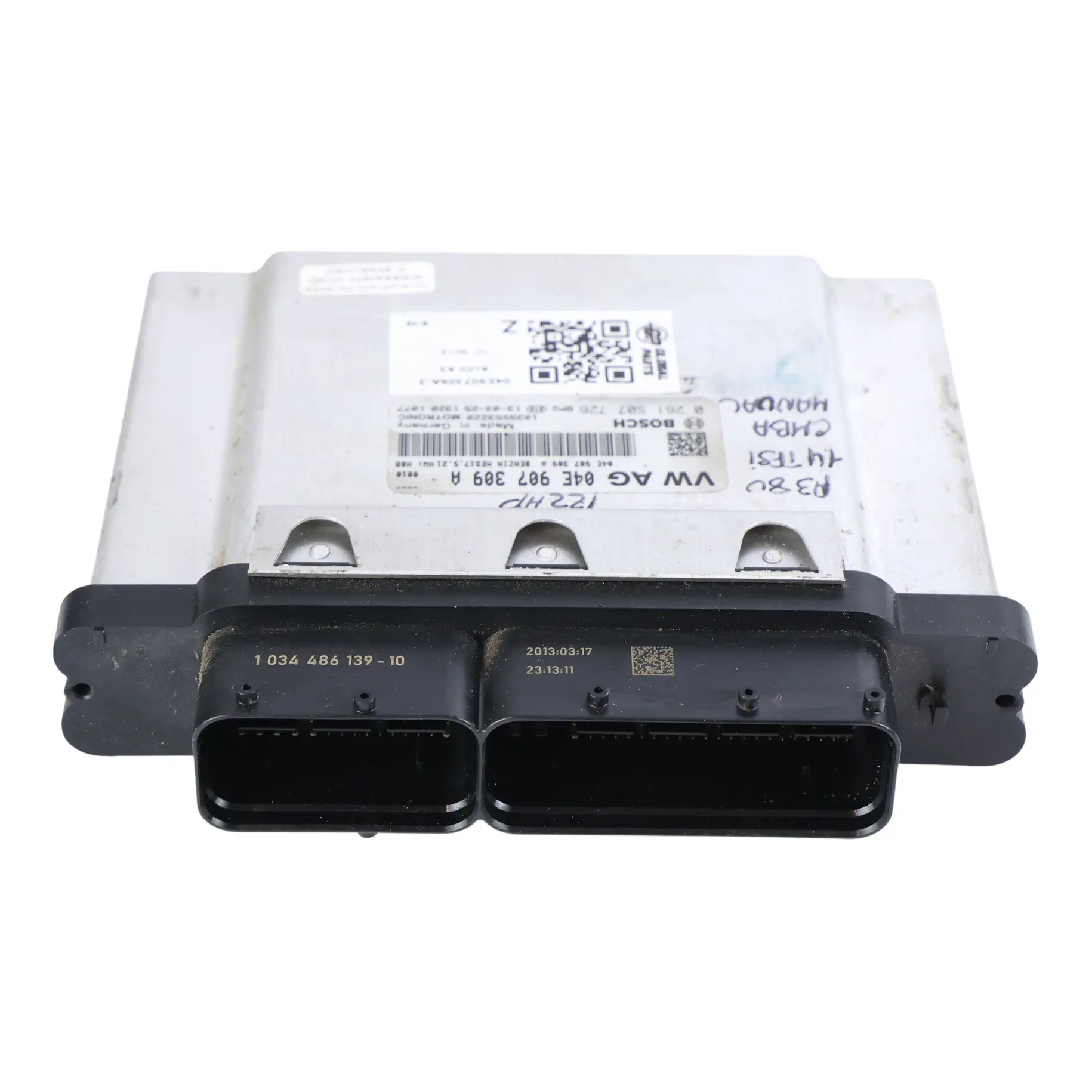 Audi A3 8V 1.4 TFSI CMBA 122HP Komputer Silnika ECU Manual 04E907309A
