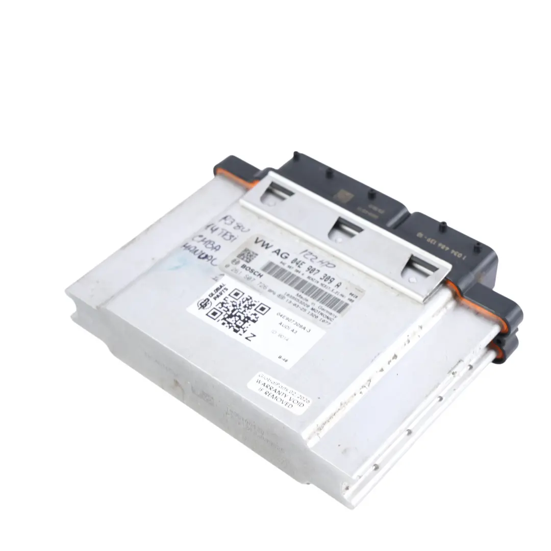 Audi A3 8V 1.4 TFSI CMBA 122HP Engine Control Unit ECU Manual - SKU 04E907309A-3 - Part number 04E907309A