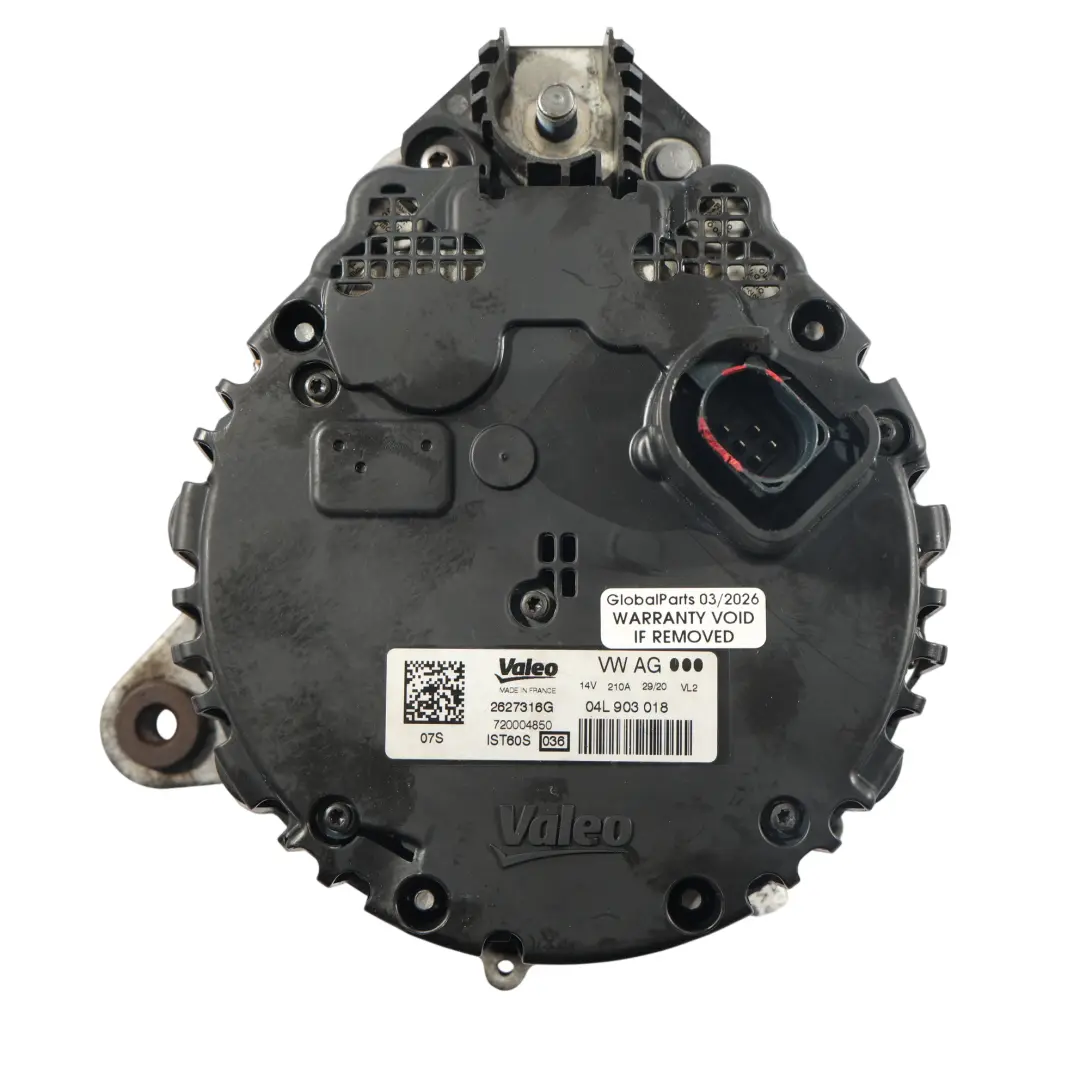 Audi A4 B9 A5 F5 Q5 FY A6 C8 A7 C8 Alternateur Générateur Valeo A - SKU 04L903018-1 - Numéro de pièce 04L903018