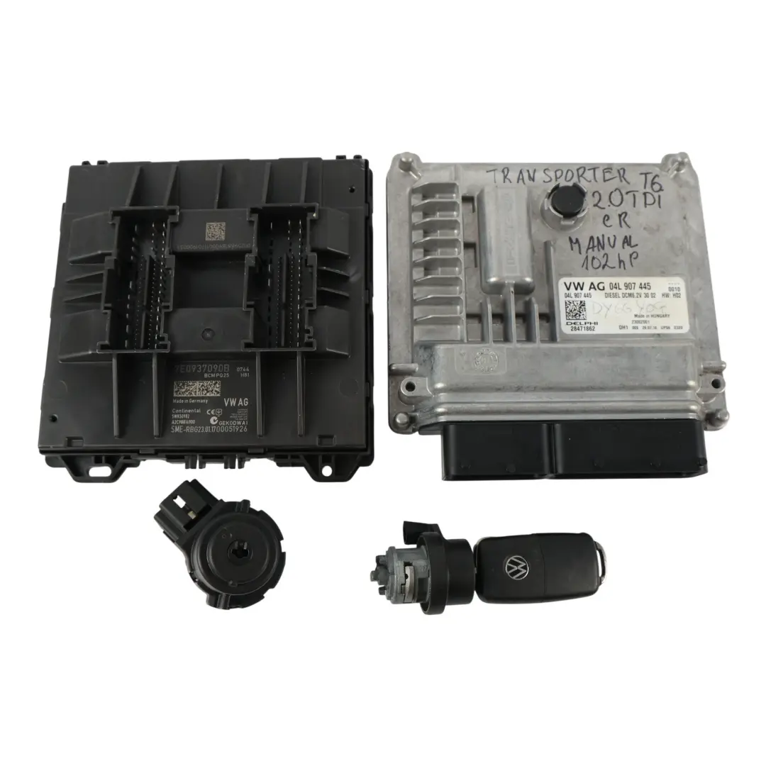 VW Transporter T6 2.0 TDI CXGB 102HP Kit ECU De Control Motor Manual - SKU 04L907445-1 - Número de pieza 04L907445