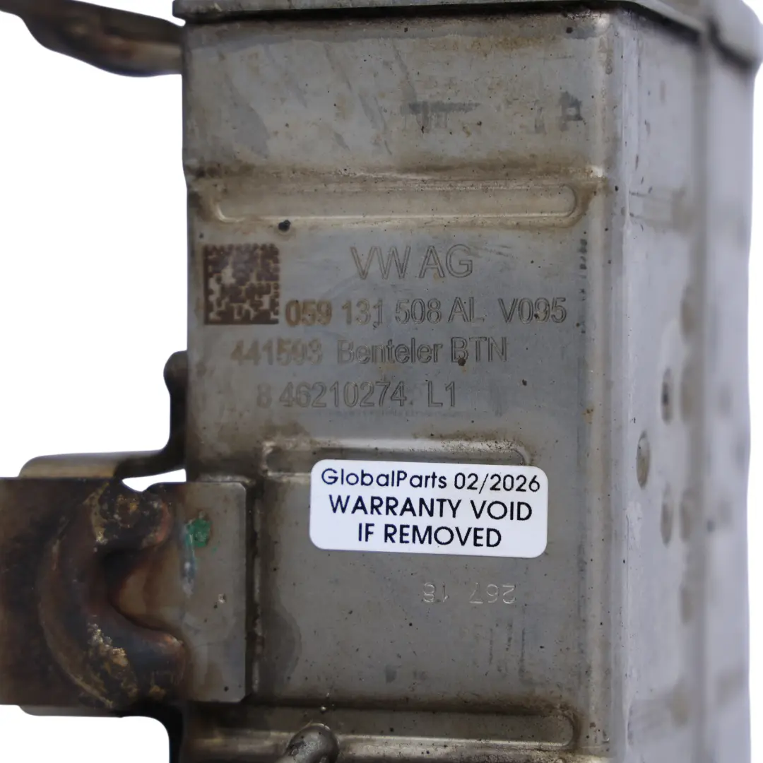 Audi A6 C8 DDVB 3.0 DIESEL Radiatore EGR Valvola Tubo Scarico - SKU 059131508AL - Numero di parte 059131508AL