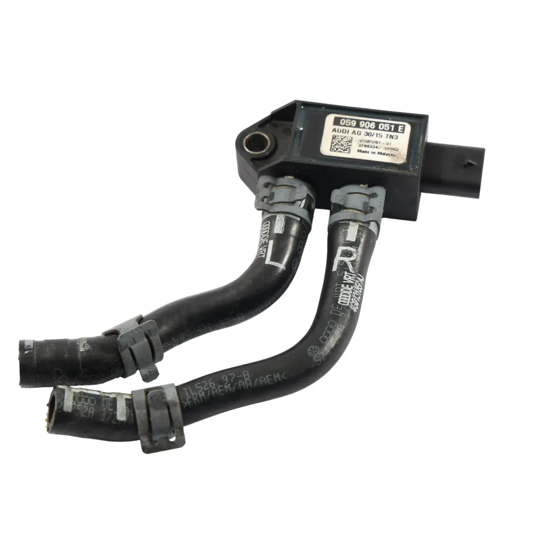 Capteur De Pression D'Échappement DPF 3.0 TDI pour Audi A6 C7 A7 4G à propos du numéro de pièce 059906051E Audi A6 C7 A7 4G Capteur De Pression D'Échappement DPF 3.0 TDI - SKU 059906051E - Numéro de pièce 059906051E
