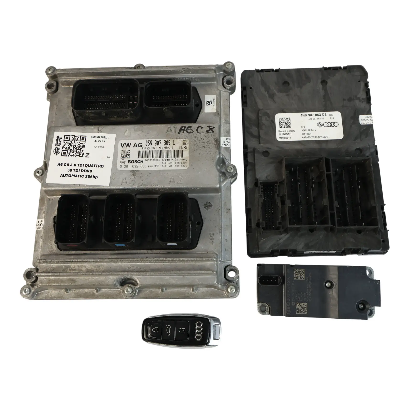 Audi A6 C8 A7 4K 3.0TDI Quattro CCVB 286CH Kit ECU Moteur 059907309L Automatique