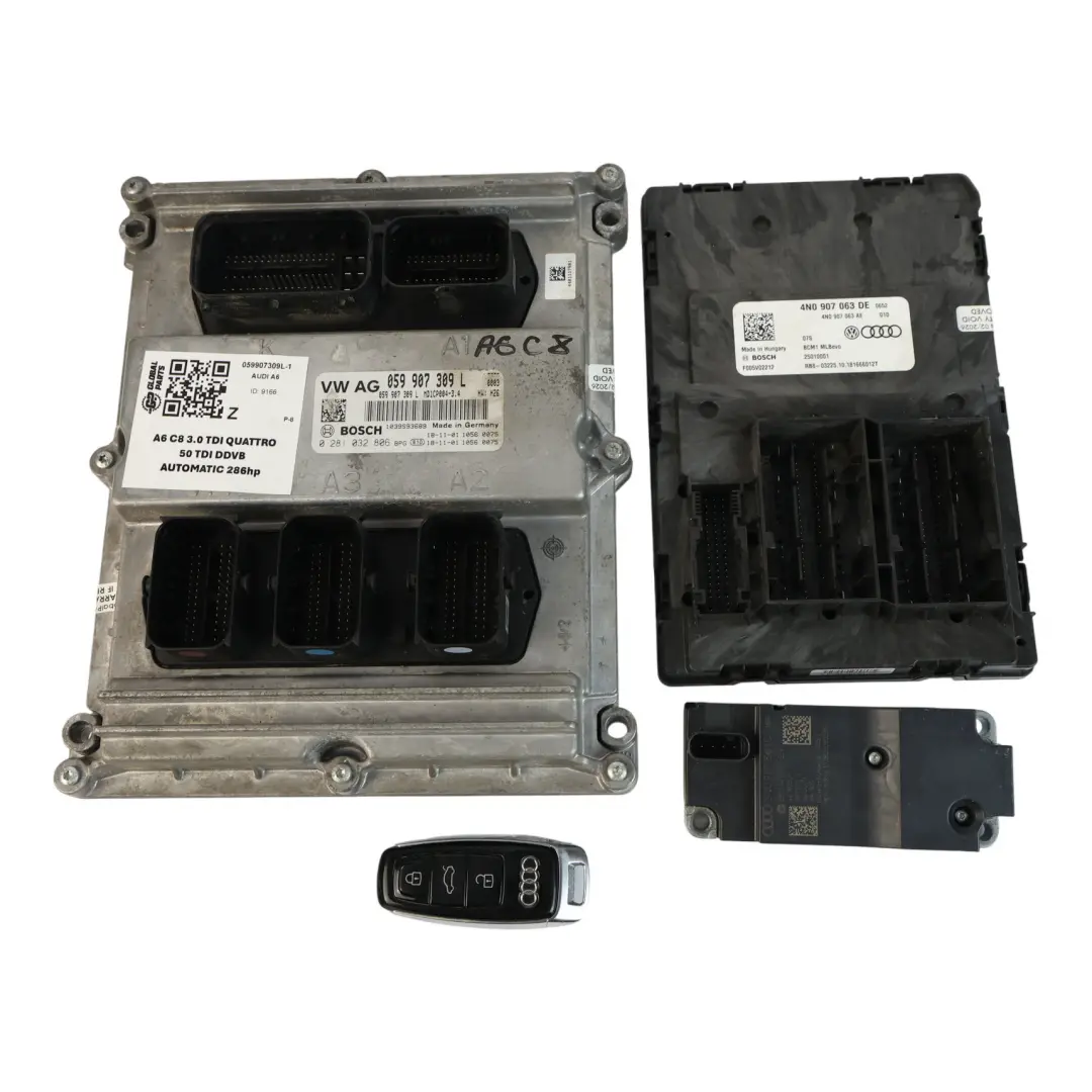 Audi A6 C8 A7 4K 3.0TDI Quattro CCVB 286HP Motor Kit ECU Automático - SKU 059907309L-1 - Número de pieza 059907309L