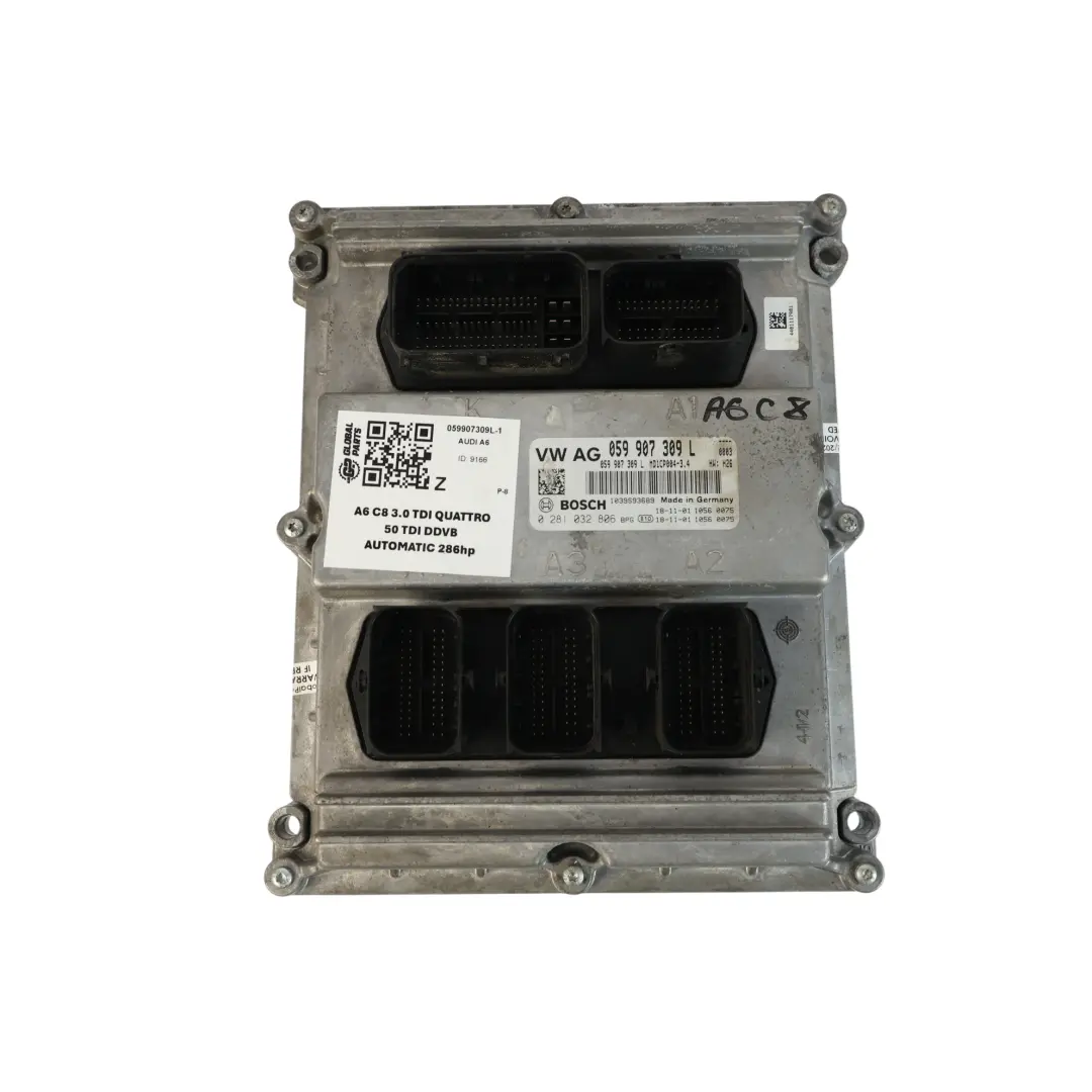 Audi A6 C8 A7 4K 3.0TDI Quattro CCVB 286HP Motore ECU Kit Automatico - SKU 059907309L-1 - Numero di parte 059907309L