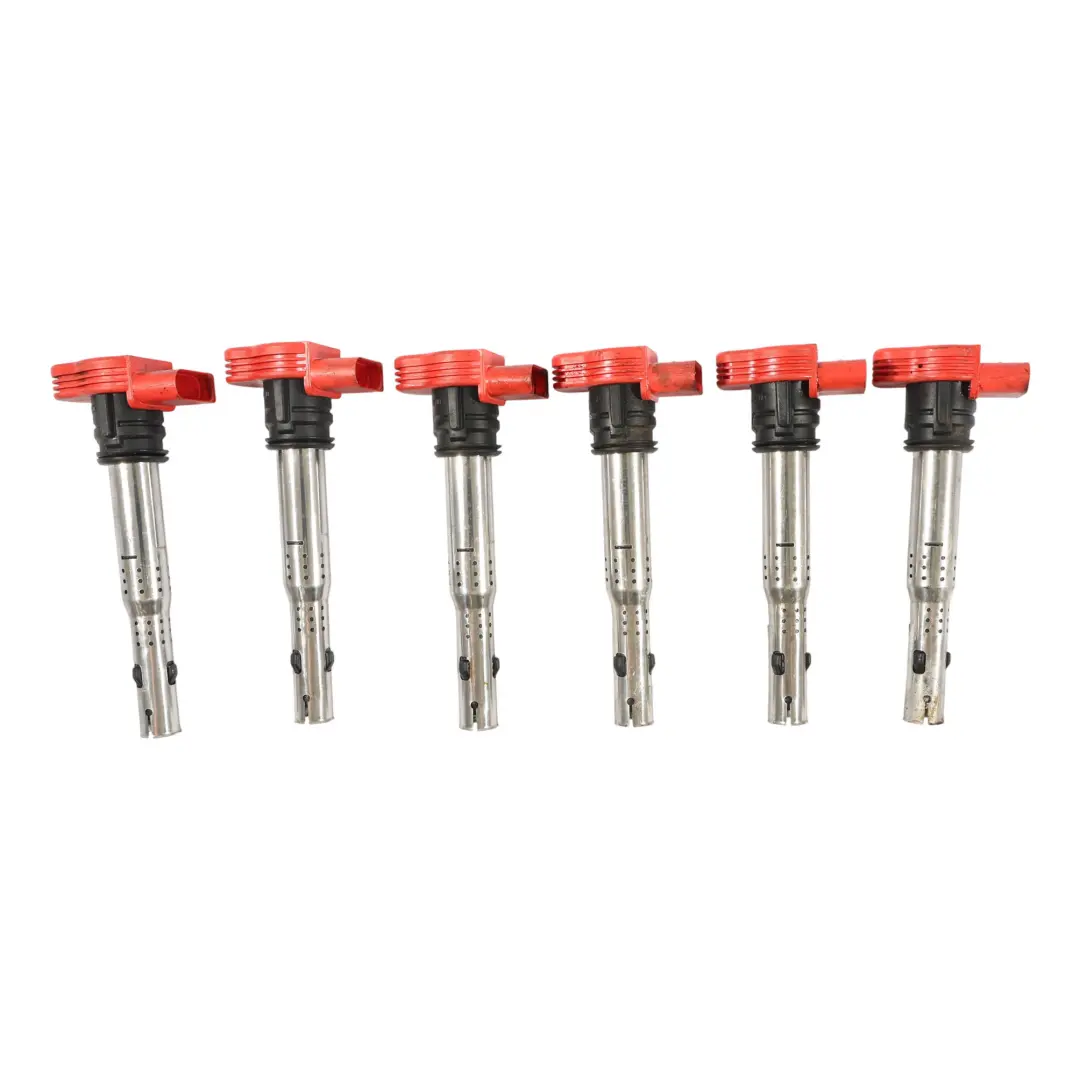 Audi A4 B7 A5 8T Volkswagen Touareg 7L Zündspule Zündkerzen SET - SKU 06E905115D-1 - Teilenummer 06E905115D