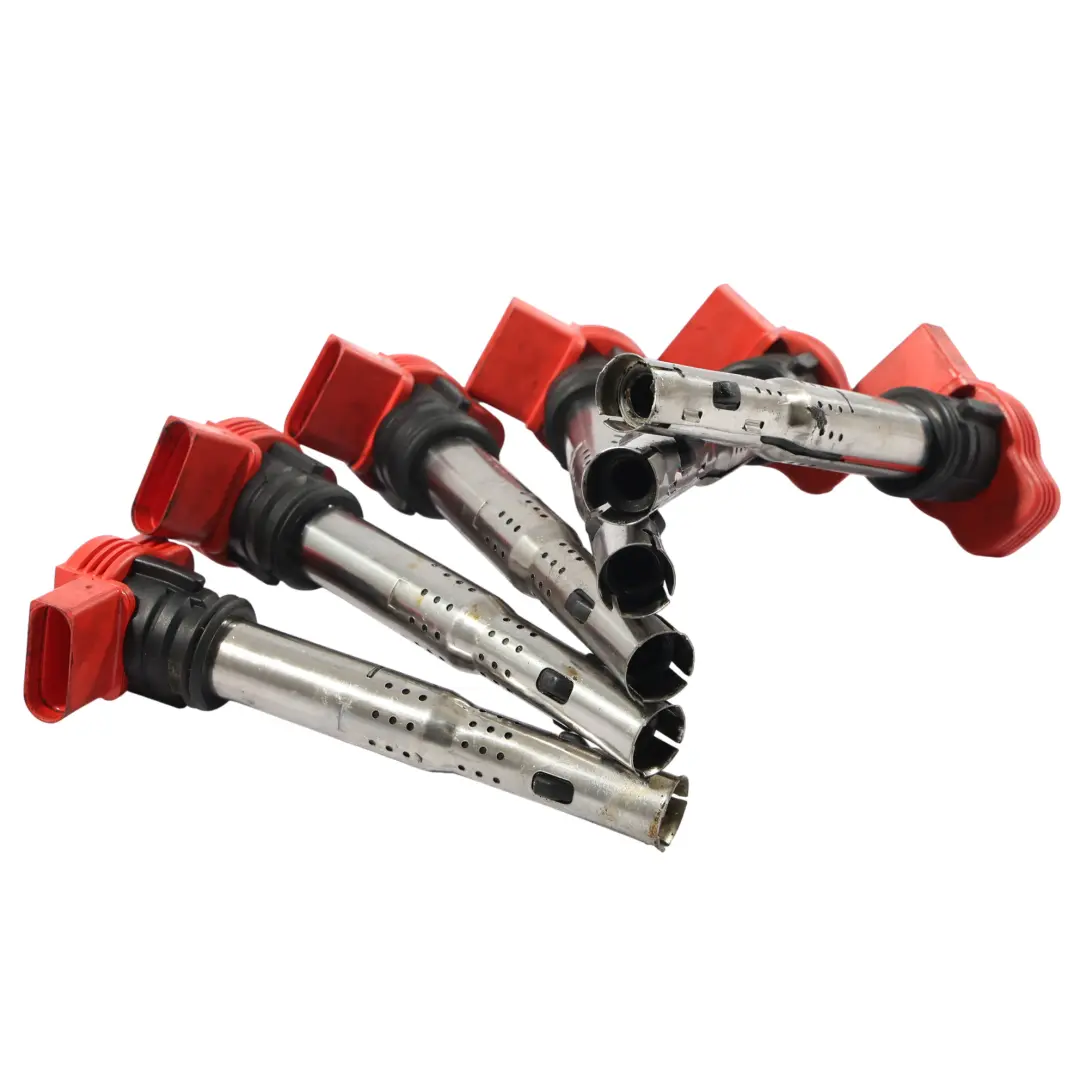 Audi A4 B7 A5 8T Volkswagen Touareg 7L Zündspule Zündkerzen SET - SKU 06E905115D-1 - Teilenummer 06E905115D