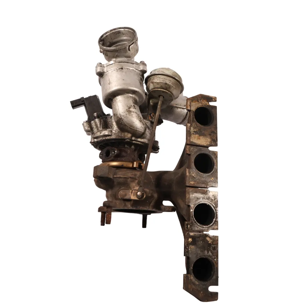 MK6 5K Cargador De Turbo Colector De Escape 2.0 TFSI para VW Golf con número de pieza 06J145713T VW Golf MK6 5K Cargador De Turbo Colector De Escape 2.0 TFSI - SKU 06J145713T-2 - Número de pieza 06J145713T