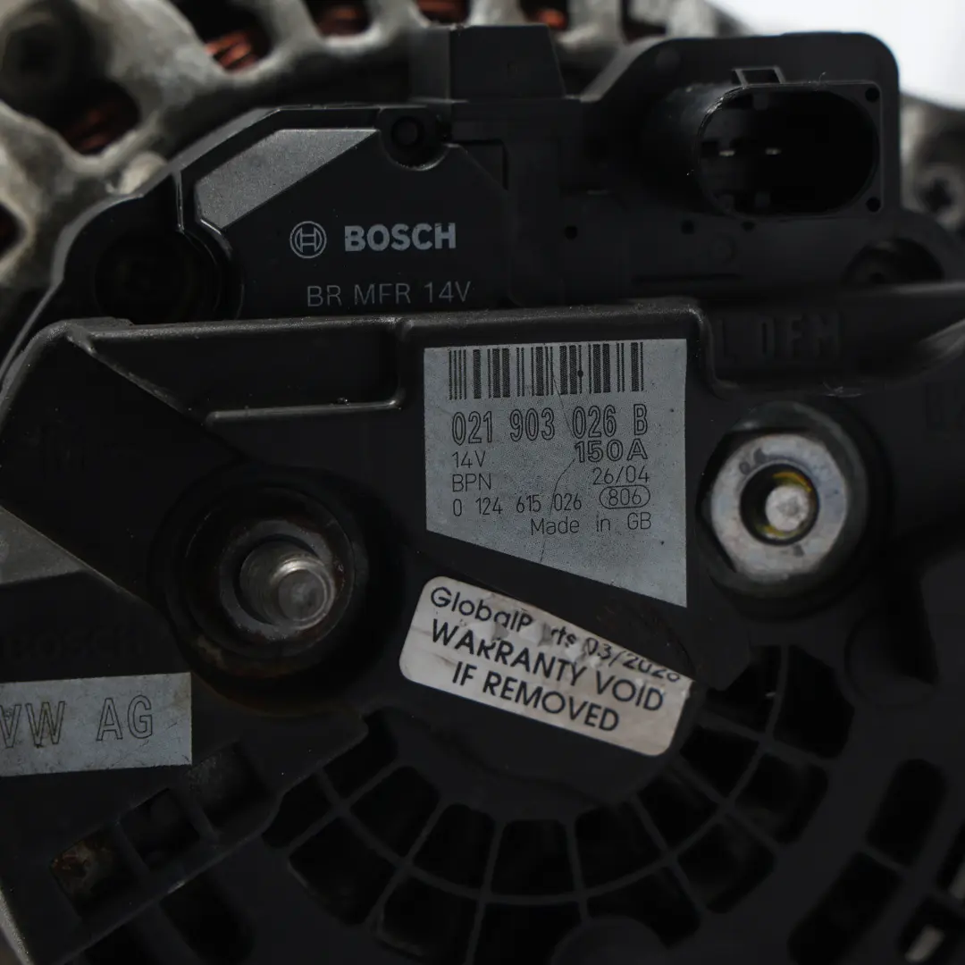 7L Seat Alhambra Lichtmaschine Generator für Volkswagen Sharan Touareg mit Teilenummer 074903018A Volkswagen Sharan Touareg 7L Seat Alhambra Lichtmaschine Generator - SKU 074903018A - Teilenummer 074903018A