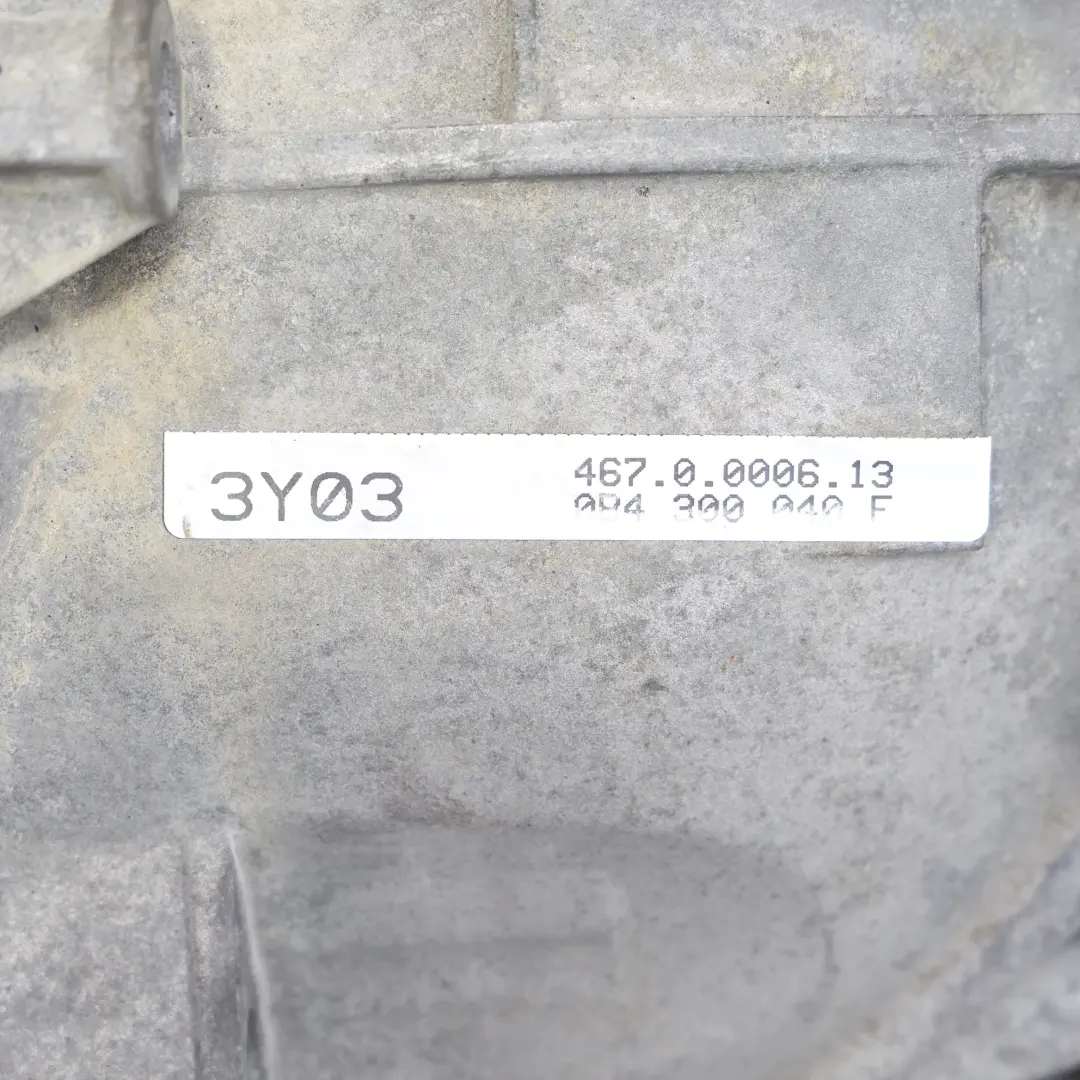 Audi A5 8T 4.2 FSI CAUA Quattro Manual Gearbox 6 Speed KMV WARRANTY - SKU 0B4300027 - Part number 0B4300027