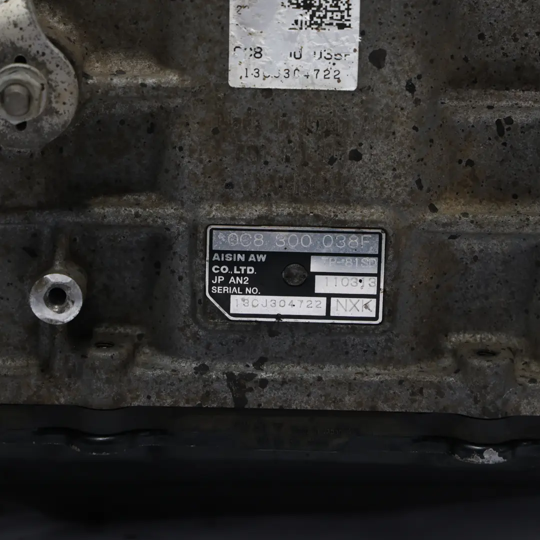 7P 3.0 TDI V6 Automatik Getriebe GARANTIE für Volkswagen Touareg mit Teilenummer 0C8300038F Volkswagen Touareg 7P 3.0 TDI V6 Automatik Getriebe GARANTIE - SKU 0C8300038F - Teilenummer 0C8300038F