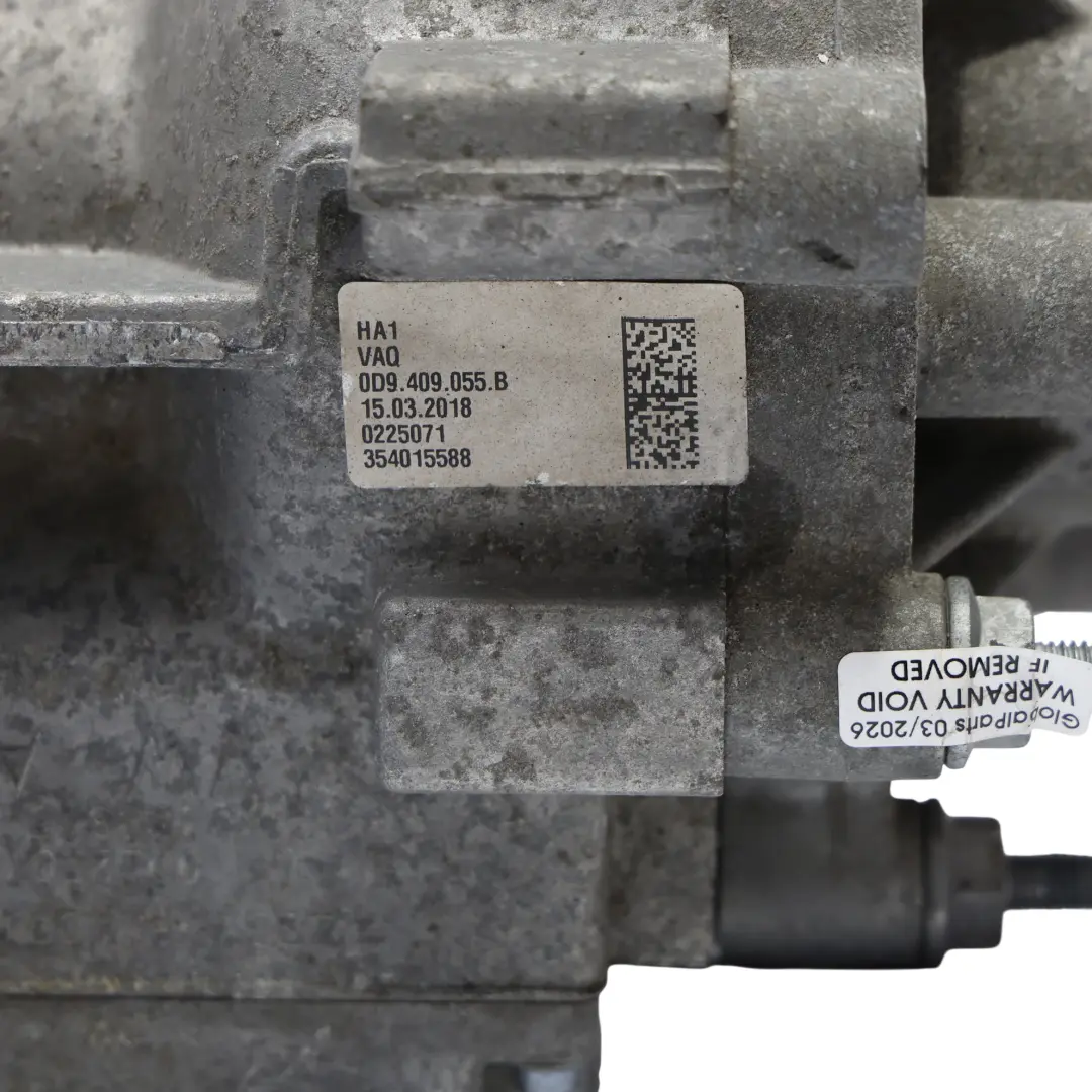 Transfer Box WARRANTY to Skoda Octavia III RS VW Golf Mk7 GTI 2.0 TSI with Part number 0D9409055B Skoda Octavia III RS VW Golf Mk7 GTI 2.0 TSI Transfer Box WARRANTY - SKU 0D9409055B - Part number 0D9409055B