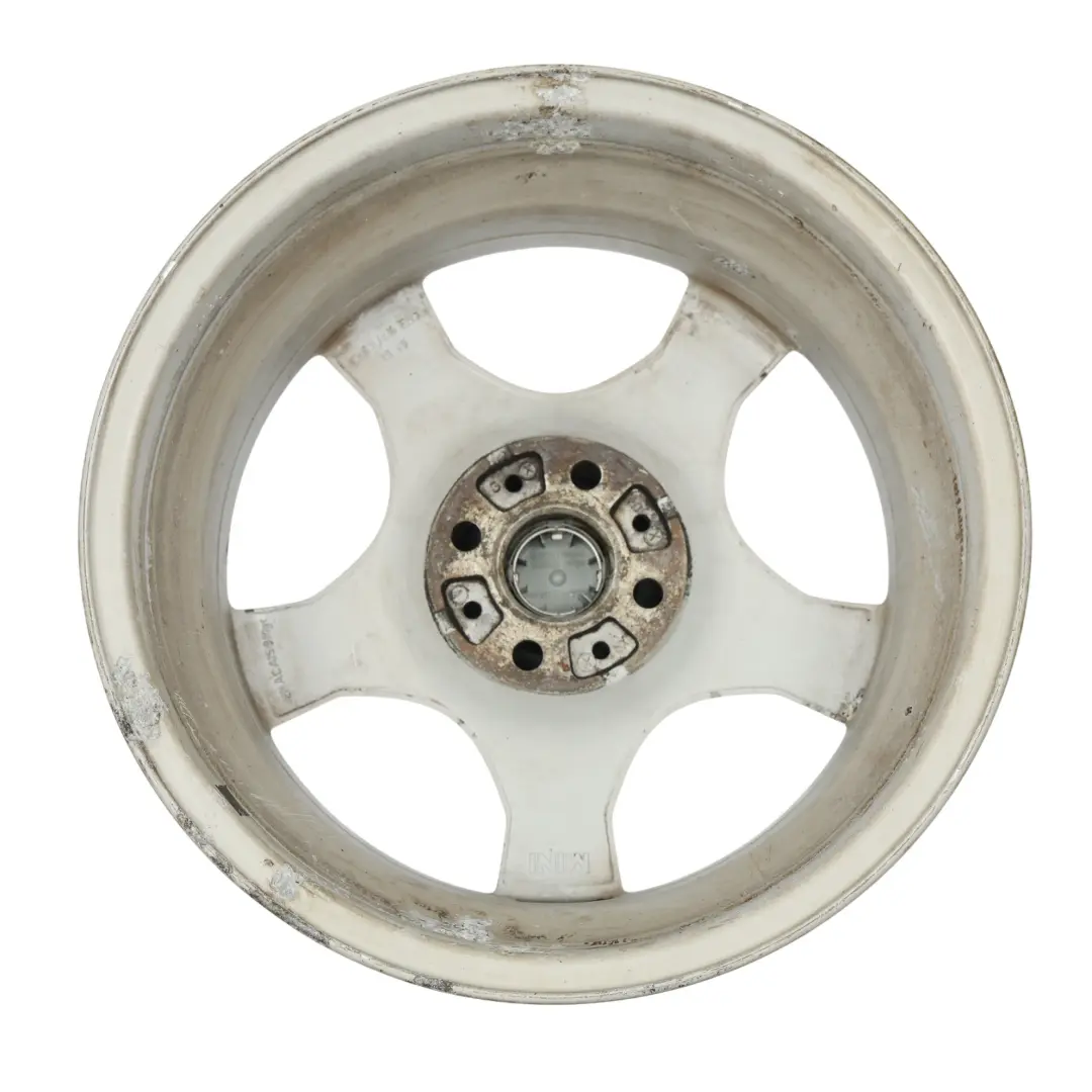Silber Alu Felge 16" 6,5J ET:48 5 Star 83 für Mini Cooper One R50 mit Teilenummer 1512348 Mini Cooper One R50 Silber Alu Felge 16" 6,5J ET:48 5 Star 83 - SKU 1512348-1 - Teilenummer 1512348