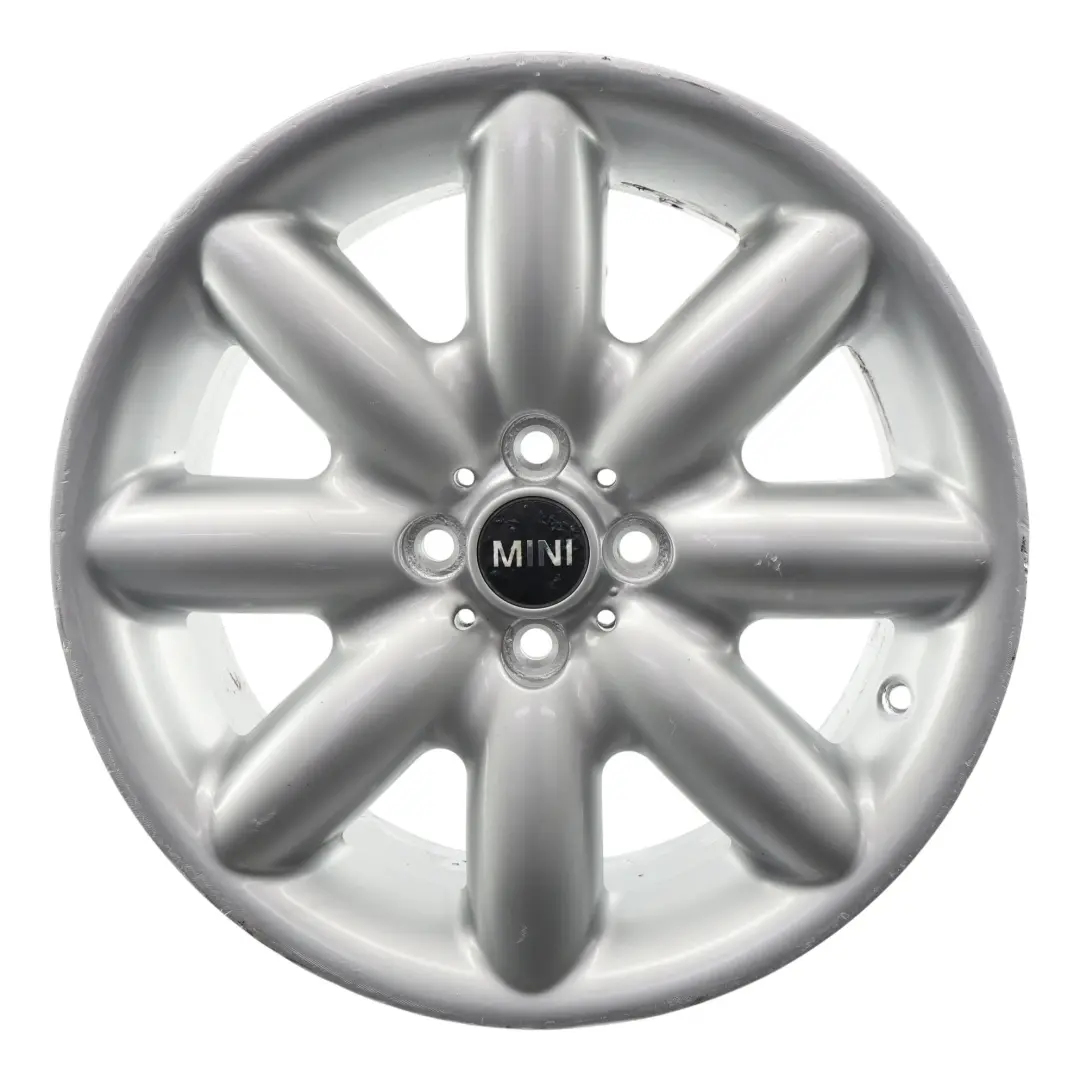 Argento Cerchio AlluMini o 17" ET: 48 7J Raggio 85 per Mini Cooper R50 R55 R56 R57 con numero di parte 1512352 Mini Cooper R50 R55 R56 R57 Argento Cerchio AlluMini o 17" ET: 48 7J Raggio 85 - SKU 1512352-2 - Numero di parte 1512352