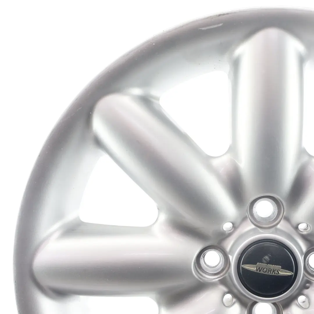 Mini Cooper One R50 R53 R55 R56 Argento Cerchio in lega 17" 7J ET:48 S-Spoke 85 - SKU 1512352-4 - Numero di parte 1512352
