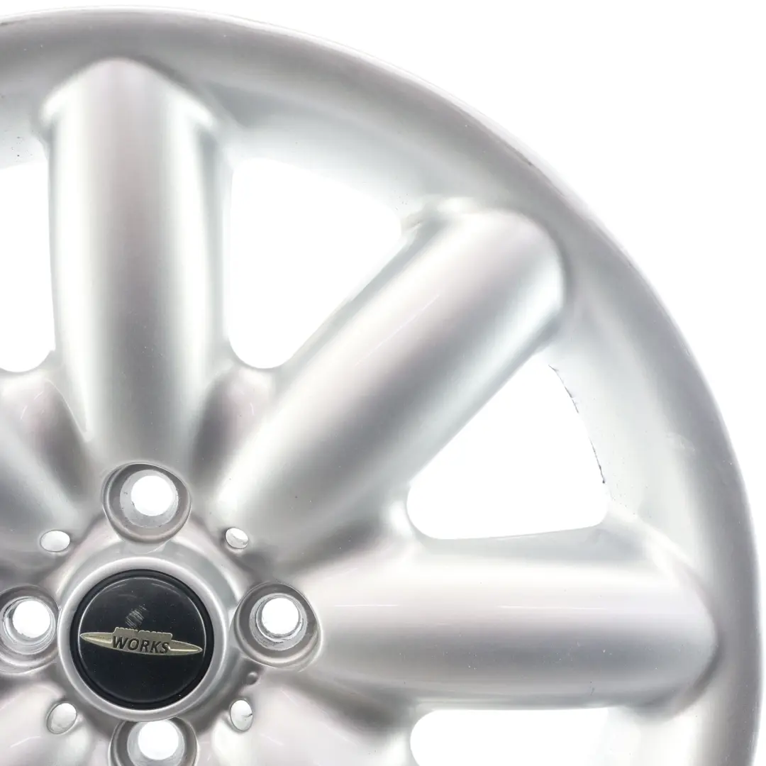 Mini Cooper One R50 R53 R55 R56 Argento Cerchio in lega 17" 7J ET:48 S-Spoke 85 - SKU 1512352-4 - Numero di parte 1512352