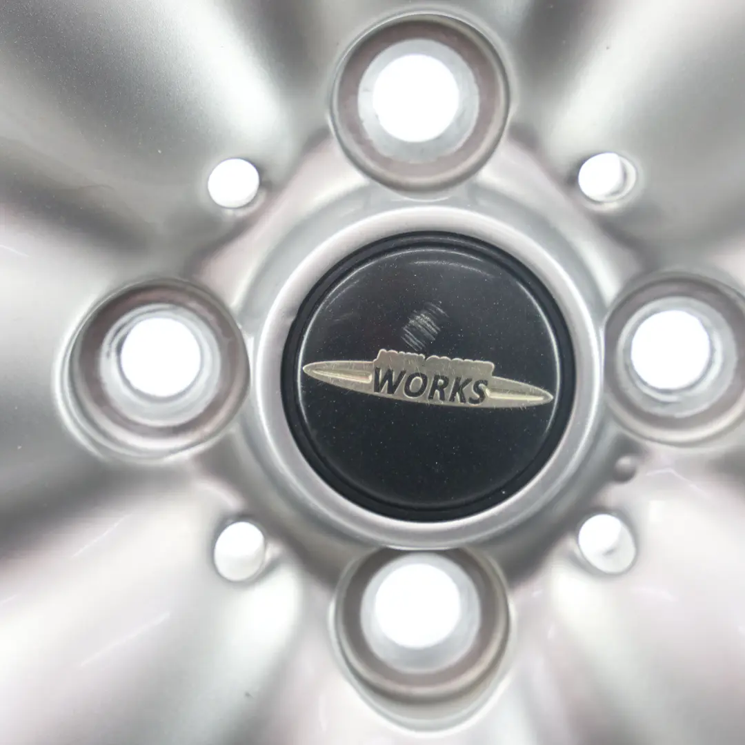 Alloy Rim 17" 7J ET:48 S-Spoke 85 to Mini Cooper One R50 R53 R55 R56 Silver Wheel with Part number 1512352 Mini Cooper One R50 R53 R55 R56 Silver Wheel Alloy Rim 17" 7J ET:48 S-Spoke 85 - SKU 1512352-4 - Part number 1512352