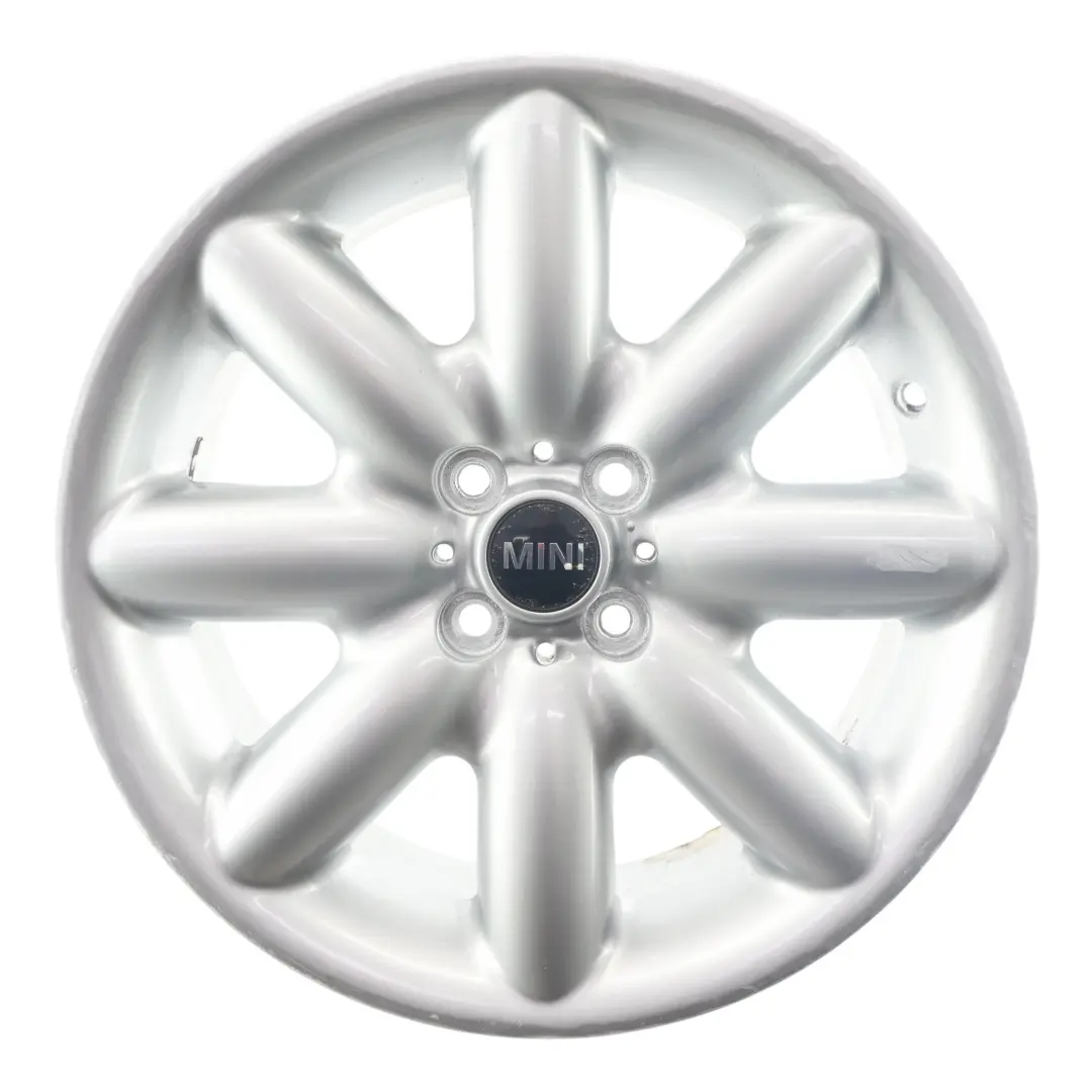 Mini One R50 R53 R55 R56 Llanta De aleacion plateada 17" 7J ET:48 S-Spoke 85 - SKU 1512352-5 - Número de pieza 1512352
