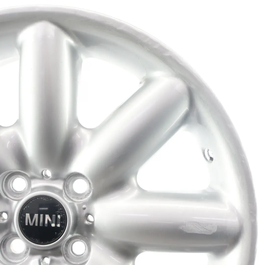 Mini One R50 R53 R55 R56 Llanta De aleacion plateada 17" 7J ET:48 S-Spoke 85 - SKU 1512352-5 - Número de pieza 1512352