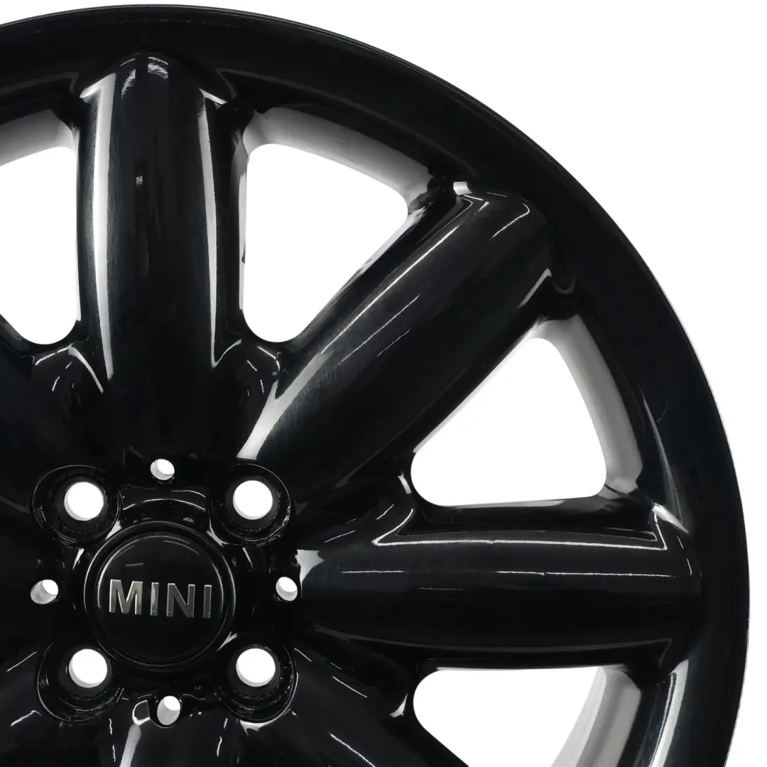 Mini Cooper R50 R53 R55 R56 R57 Black Wheel Alloy Rim 17" ET:48 7J S-Spoke 85 - SKU 1512352-7 - Part number 1512352