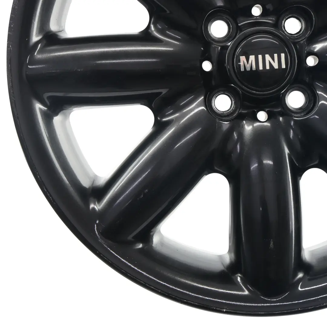 Mini Cooper R50 R53 R55 R56 R57 Black Wheel Alloy Rim 17" ET:48 7J S-Spoke 85 - SKU 1512352-9 - Part number 1512352