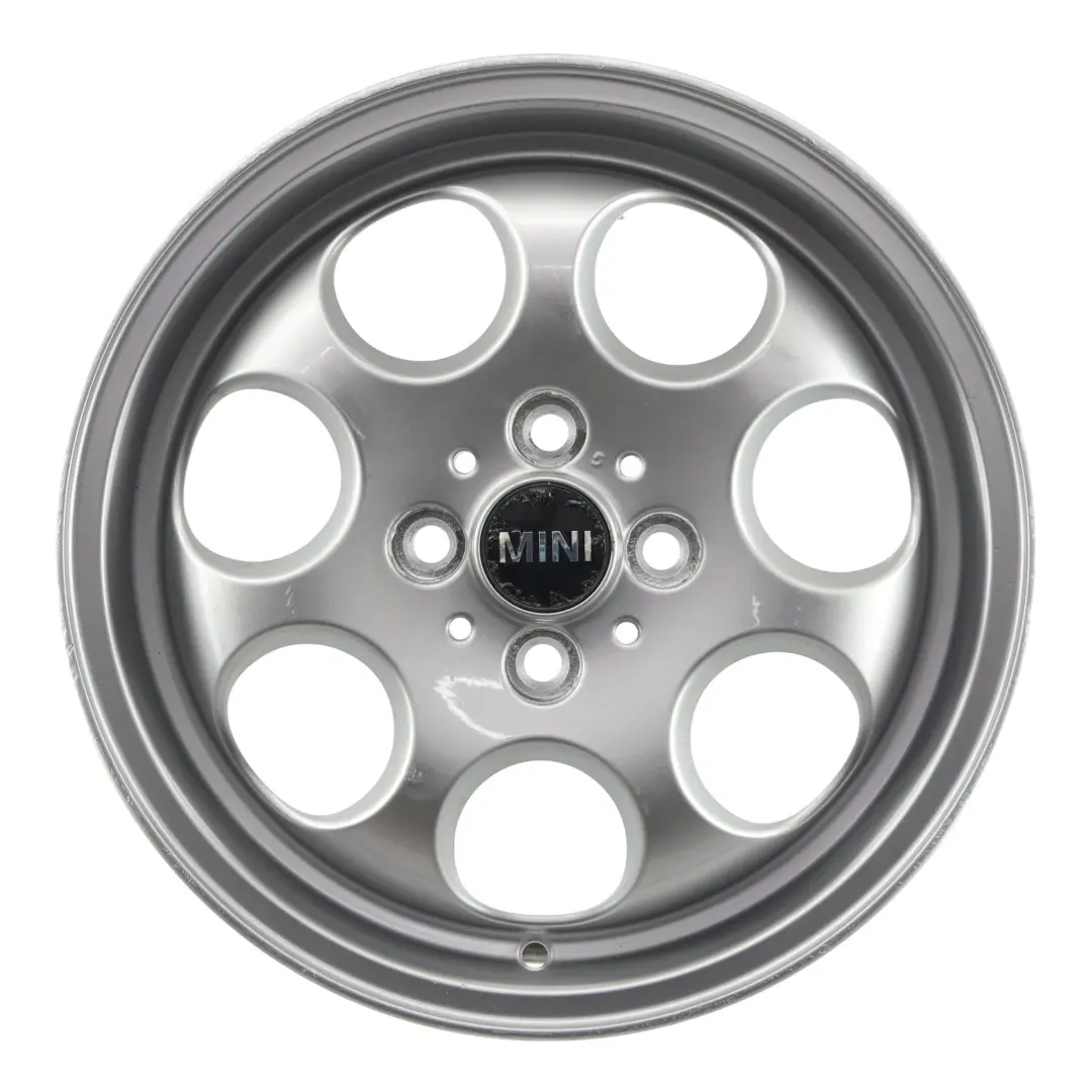 Alloy Rim 15" 5,5J ET:45 7-Hole 81 to Mini Cooper One R50 R55 R56 R57 Silver Wheel with Part number 1512458 Mini Cooper One R50 R55 R56 R57 Silver Wheel Alloy Rim 15" 5,5J ET:45 7-Hole 81 - SKU 1512458-5 - Part number 1512458