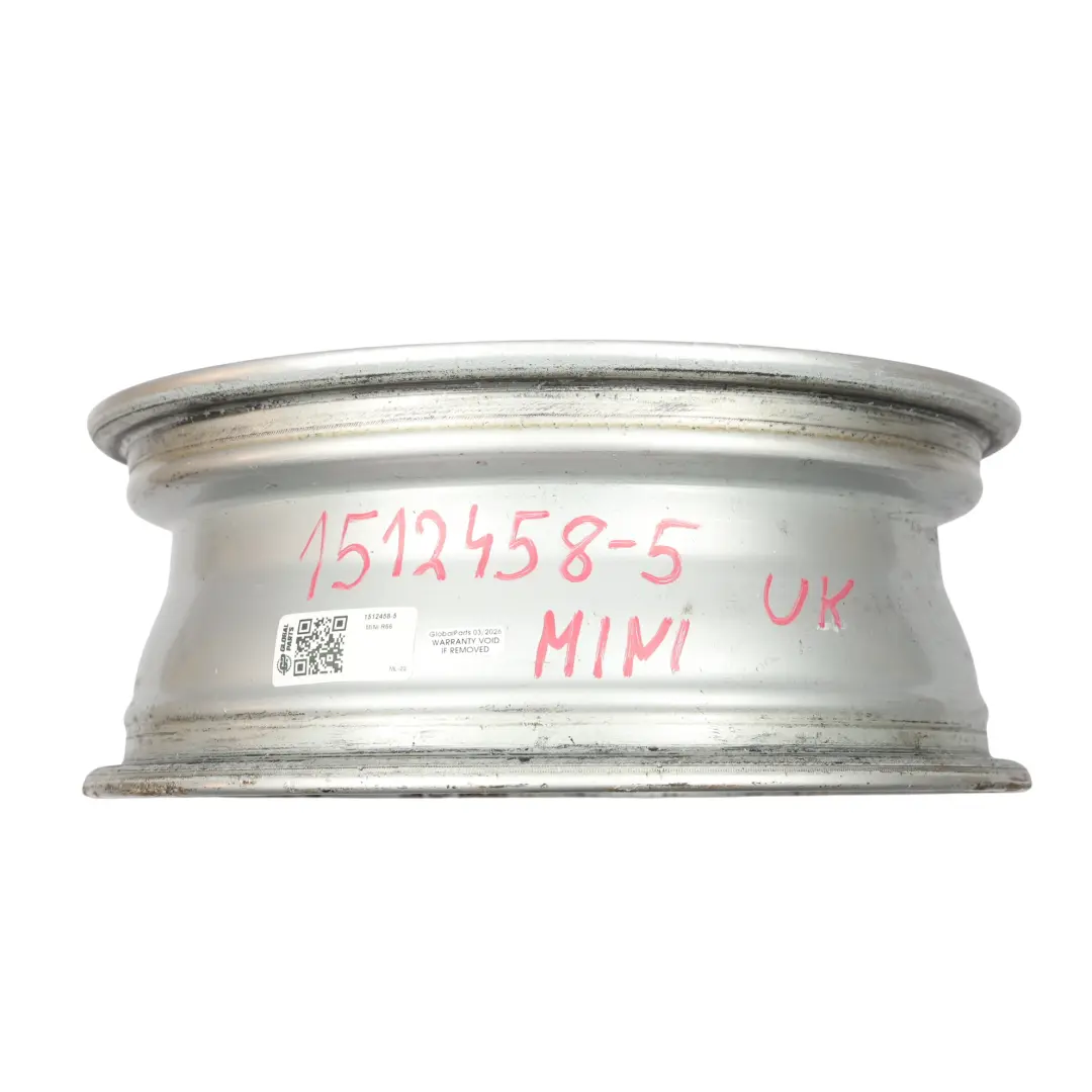 Alloy Rim 15" 5,5J ET:45 7-Hole 81 to Mini Cooper One R50 R55 R56 R57 Silver Wheel with Part number 1512458 Mini Cooper One R50 R55 R56 R57 Silver Wheel Alloy Rim 15" 5,5J ET:45 7-Hole 81 - SKU 1512458-5 - Part number 1512458