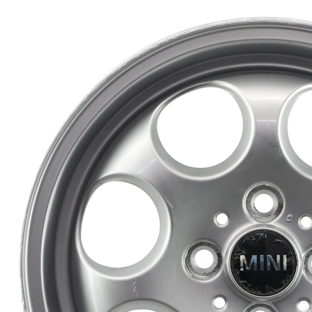 Mini Cooper One R50 R55 R56 R57 Silver Wheel Alloy Rim 15" 5,5J ET:45 7-Hole 81 - SKU 1512458-5 - Part number 1512458