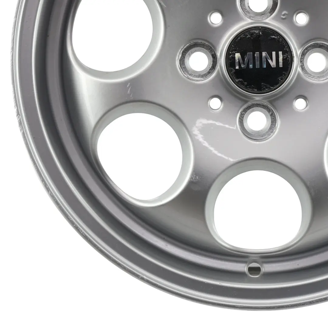 Mini Cooper One R50 R55 R56 R57 Silver Wheel Alloy Rim 15" 5,5J ET:45 7-Hole 81 - SKU 1512458-5 - Part number 1512458