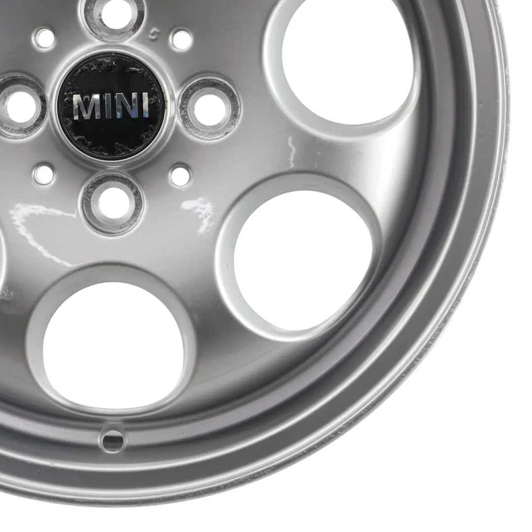 Alloy Rim 15" 5,5J ET:45 7-Hole 81 to Mini Cooper One R50 R55 R56 R57 Silver Wheel with Part number 1512458 Mini Cooper One R50 R55 R56 R57 Silver Wheel Alloy Rim 15" 5,5J ET:45 7-Hole 81 - SKU 1512458-5 - Part number 1512458