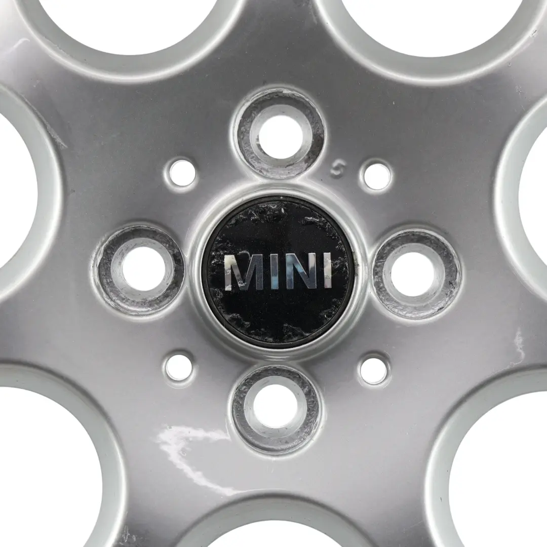 Mini Cooper One R50 R55 R56 R57 Silver Wheel Alloy Rim 15" 5,5J ET:45 7-Hole 81 - SKU 1512458-5 - Part number 1512458