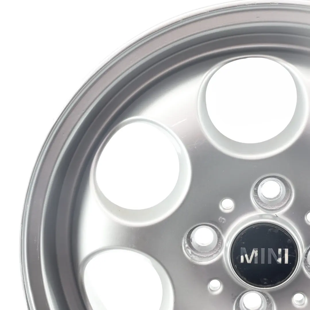 Mini Cooper R50 R55 R56 R57 R58 Silver Wheel Alloy Rim 15" 5,5J ET:45 7-Hole 81 - SKU 1512458-8 - Part number 1512458