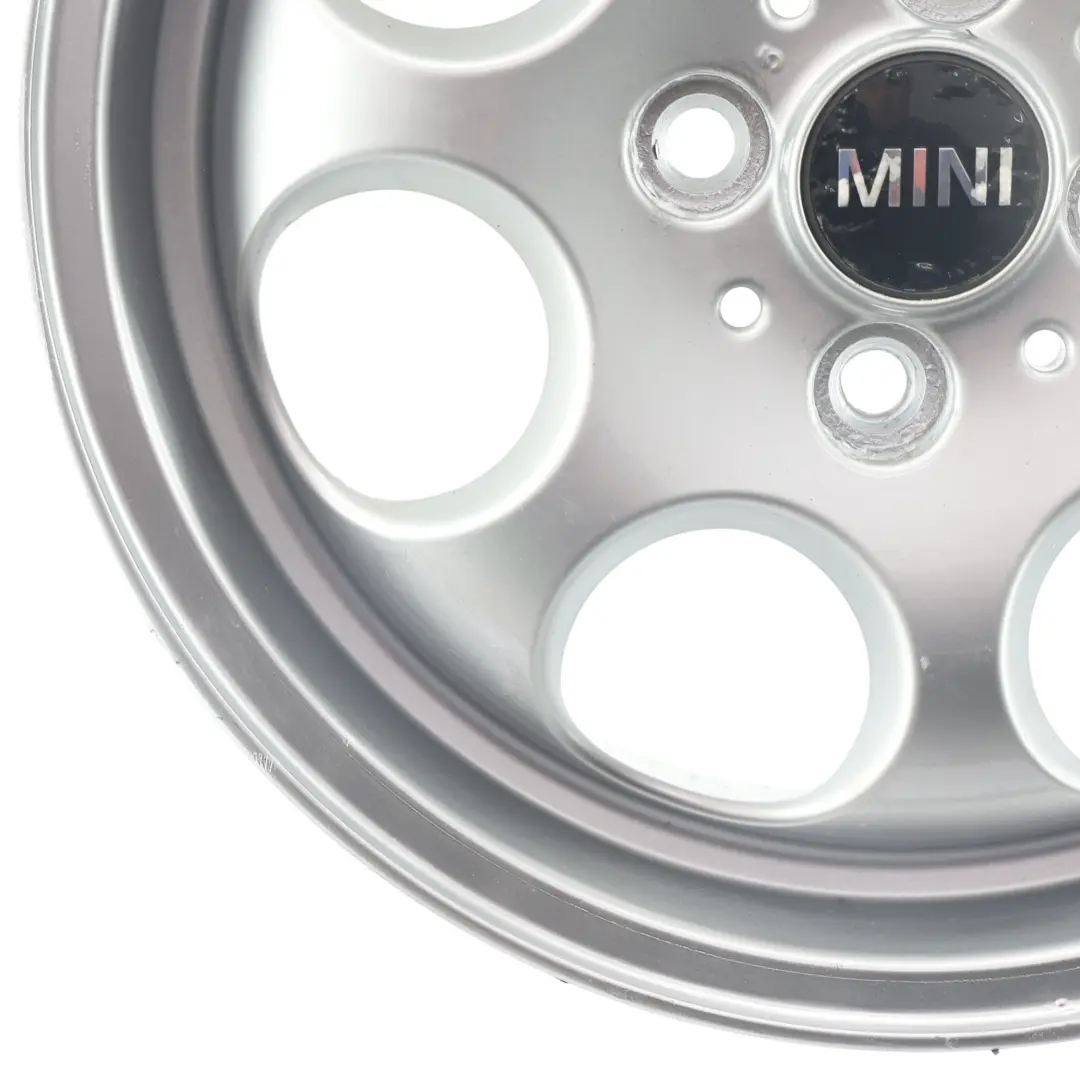 Alloy Rim 15" 5,5J ET:45 7-Hole 81 to Mini Cooper R50 R55 R56 R57 R58 Silver Wheel with Part number 1512458 Mini Cooper R50 R55 R56 R57 R58 Silver Wheel Alloy Rim 15" 5,5J ET:45 7-Hole 81 - SKU 1512458-8 - Part number 1512458