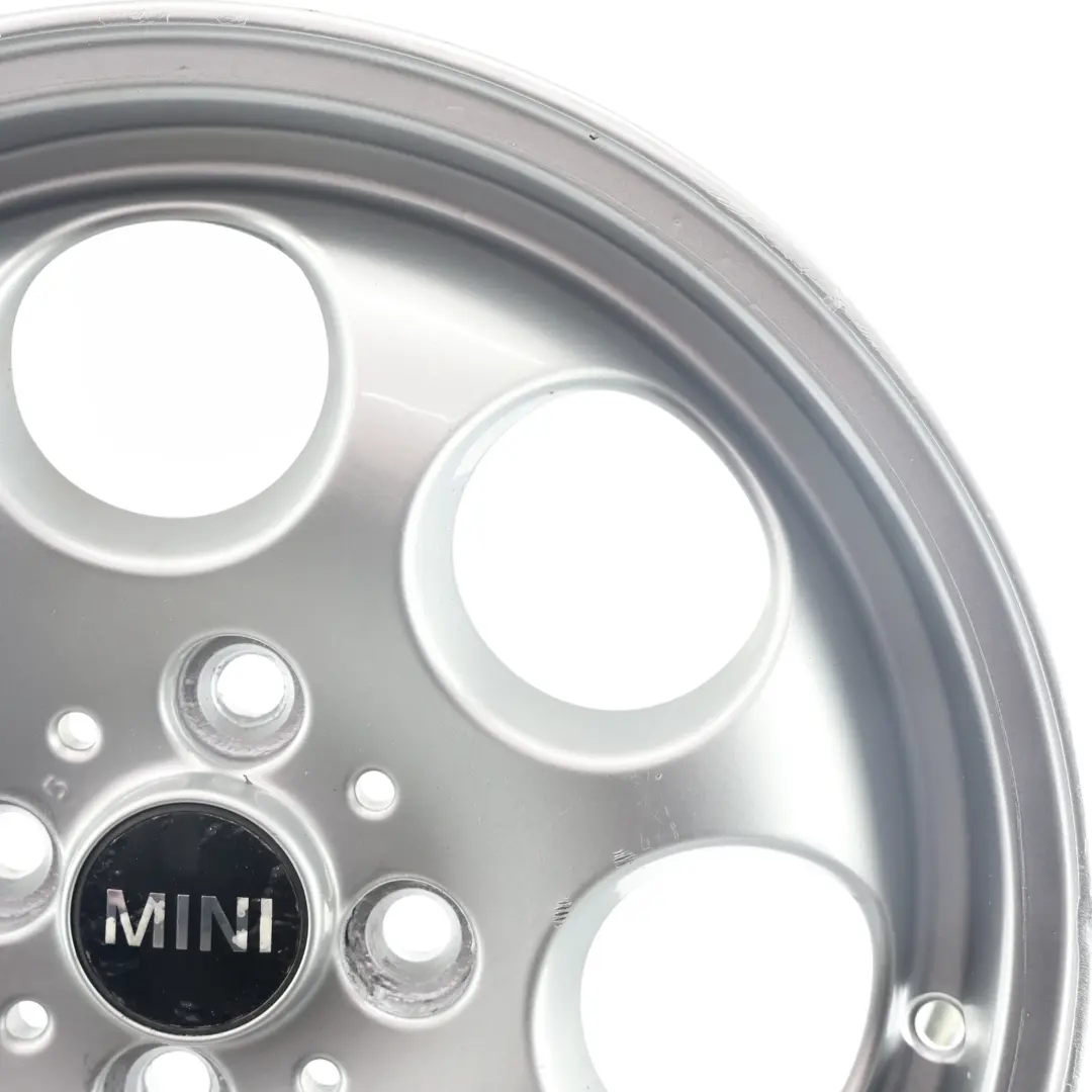 Alloy Rim 15" 5,5J ET:45 7-Hole 81 to Mini Cooper R50 R55 R56 R57 R58 Silver Wheel with Part number 1512458 Mini Cooper R50 R55 R56 R57 R58 Silver Wheel Alloy Rim 15" 5,5J ET:45 7-Hole 81 - SKU 1512458-8 - Part number 1512458
