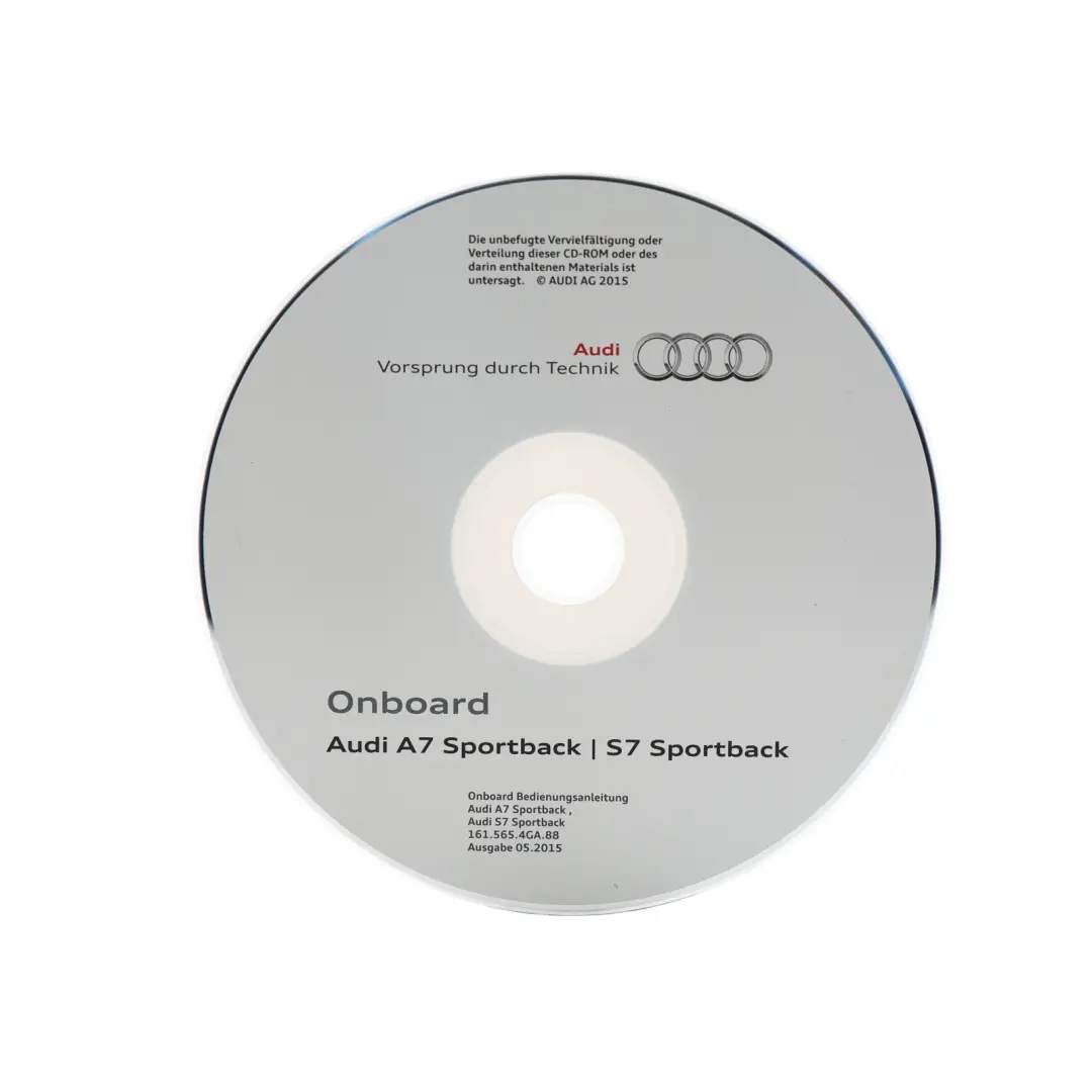 Audi A7 4G Owner's Handbook Book Instructions Manual Case Walllet - SKU 1615614GA20 - Part number 1615614GA20