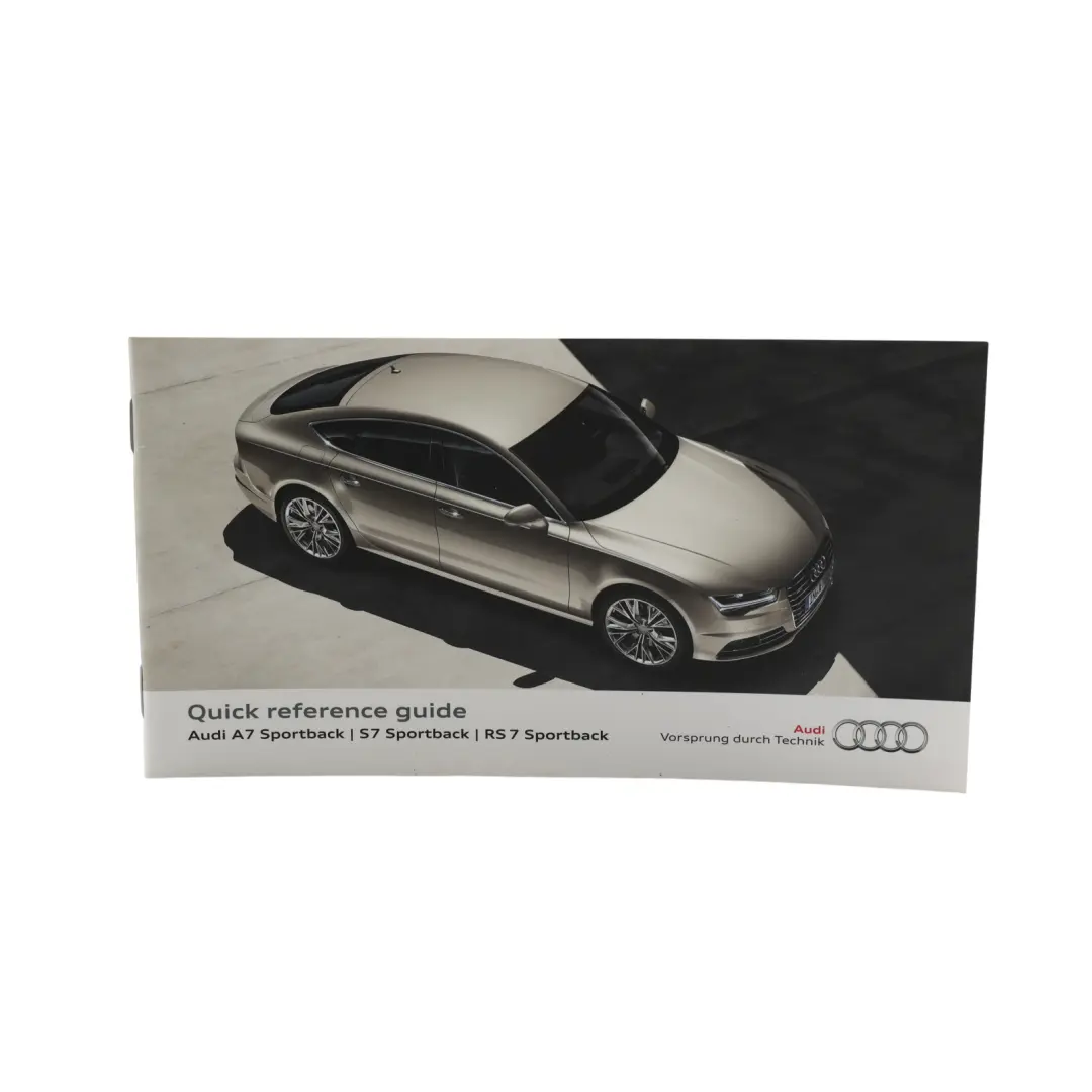 Owner's Handbook Book Instructions Manual Case Walllet to Audi A7 4G with Part number 1615614GA20 Audi A7 4G Owner's Handbook Book Instructions Manual Case Walllet - SKU 1615614GA20 - Part number 1615614GA20